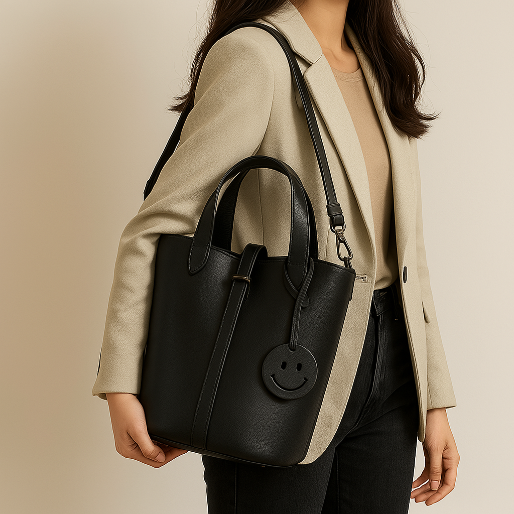 Leather Smile Bag