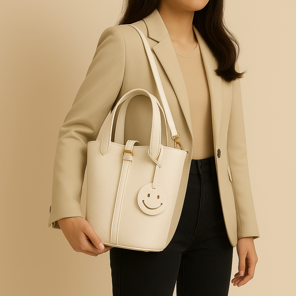 Leather Smile Bag