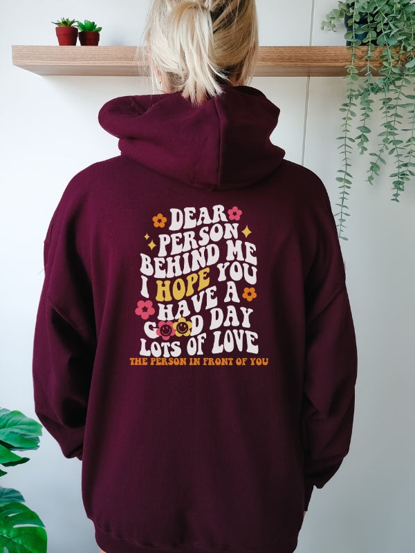 Dear Person Flower Hoodie