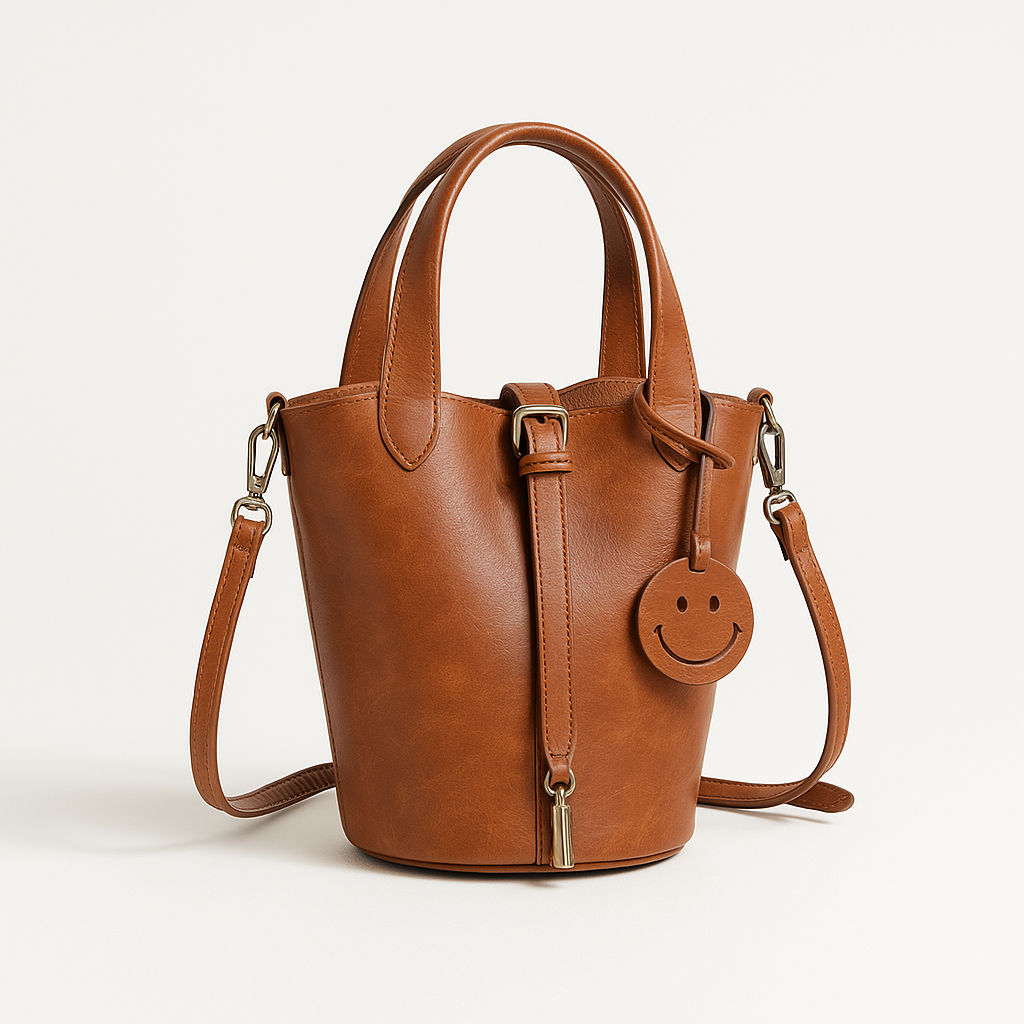 Leather Smile Bag