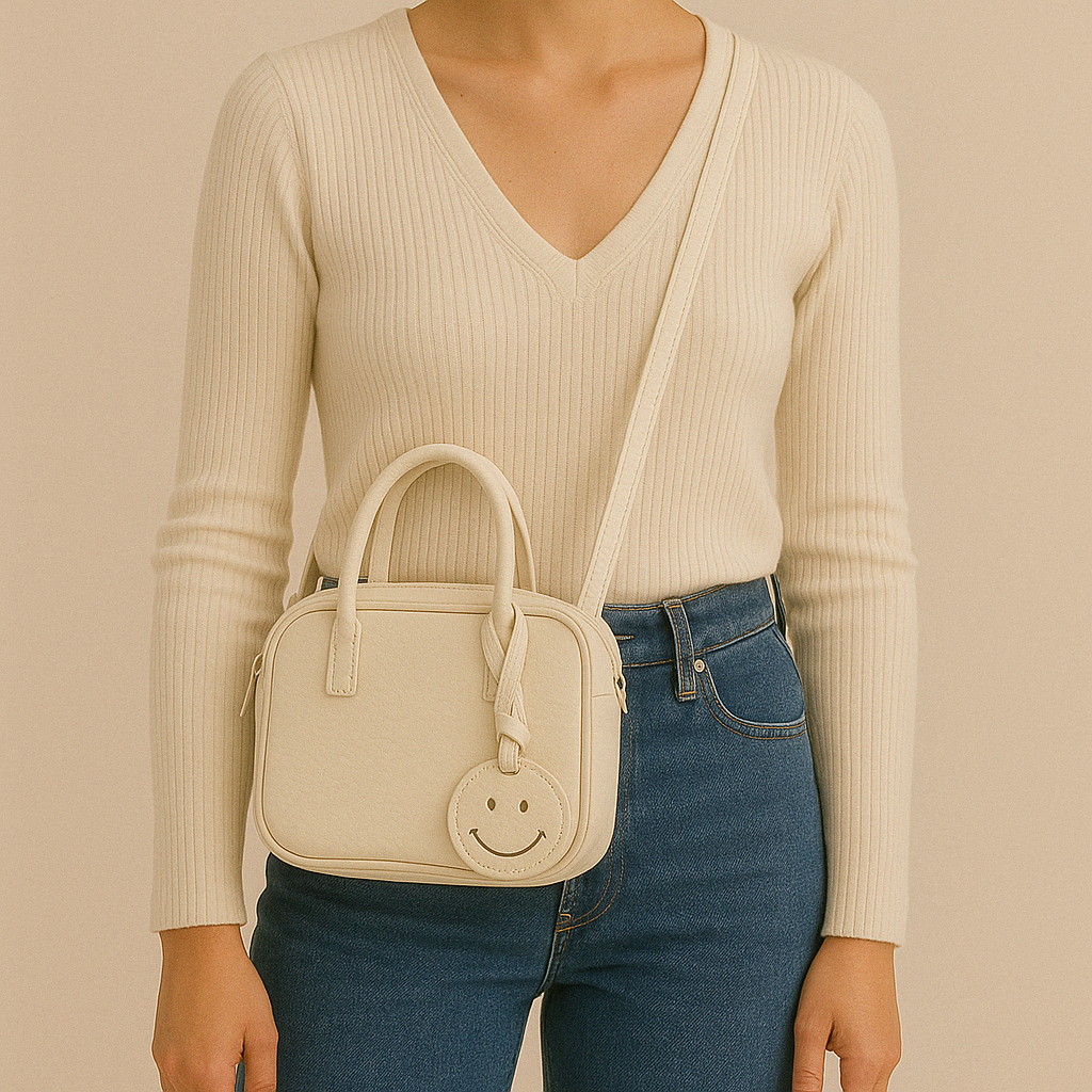Leather Smile Crossbody