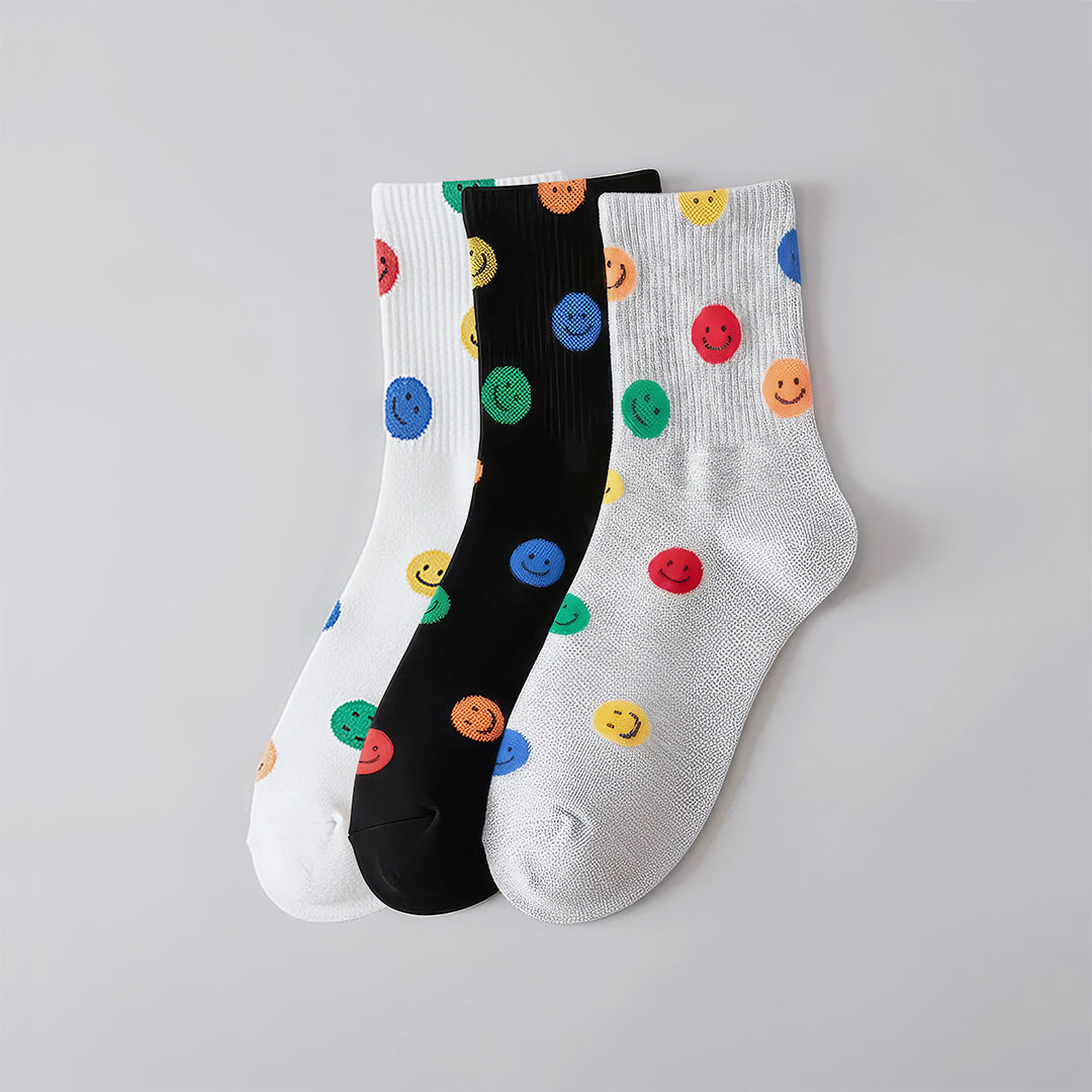 Rainbow Smile Socks (3 Pack)