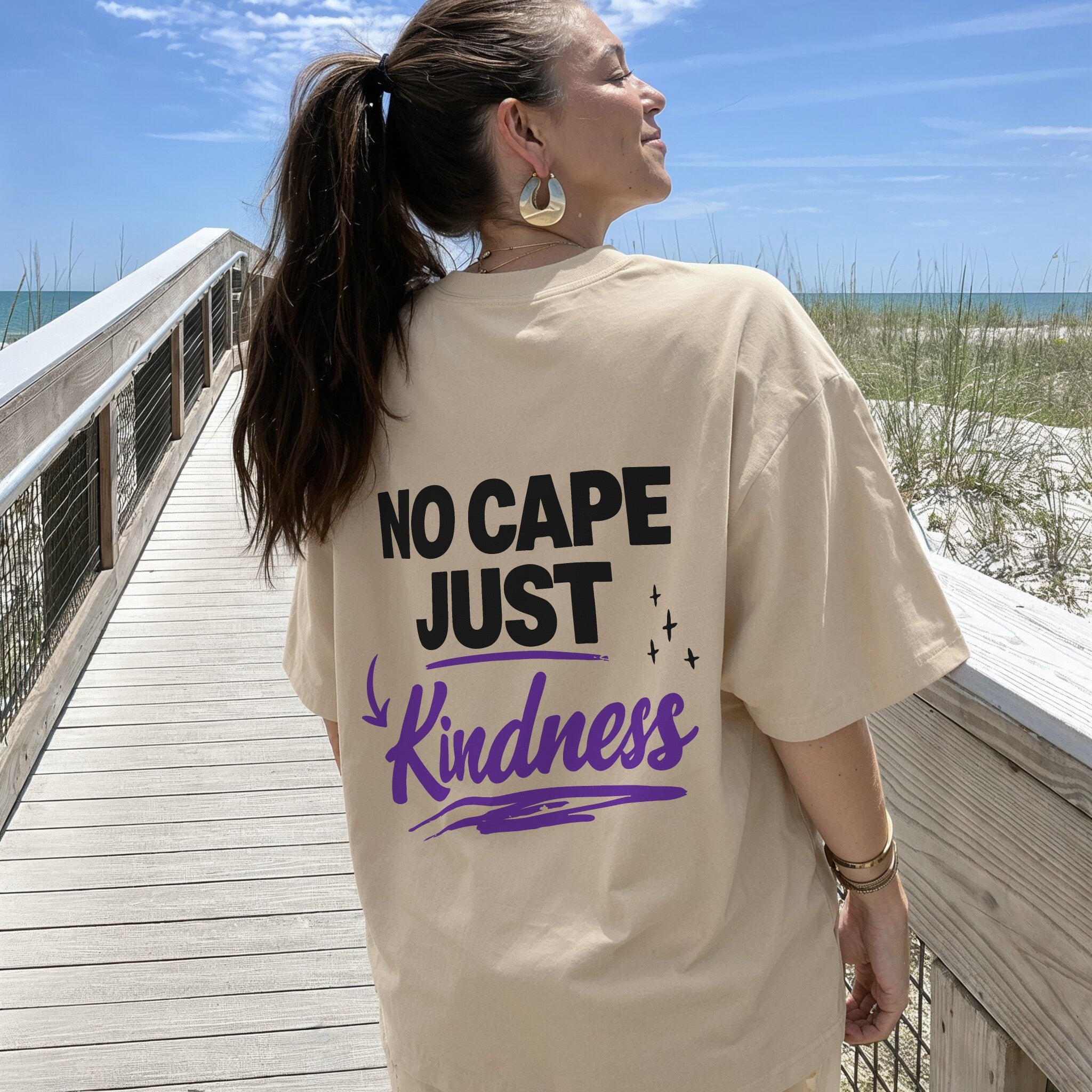 No Cape Just Kindness Tee