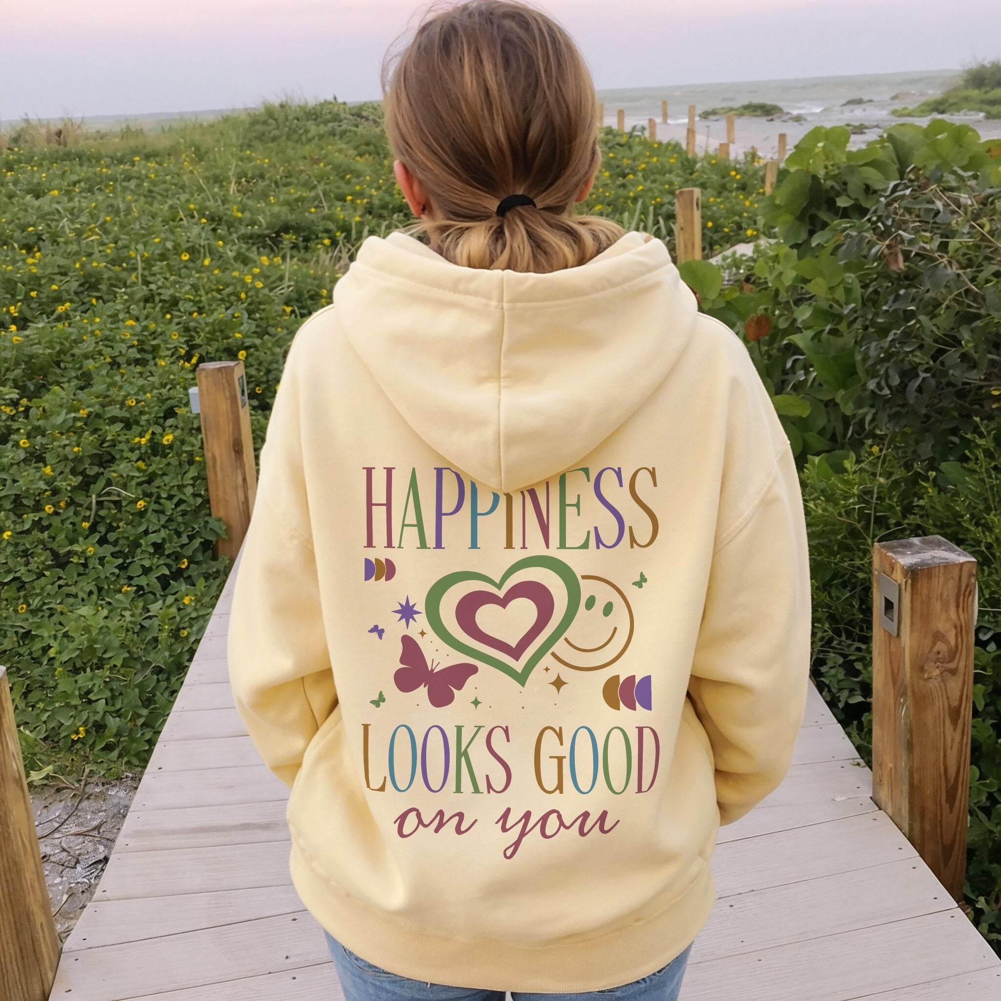 Happiness Looks Good Hoodie