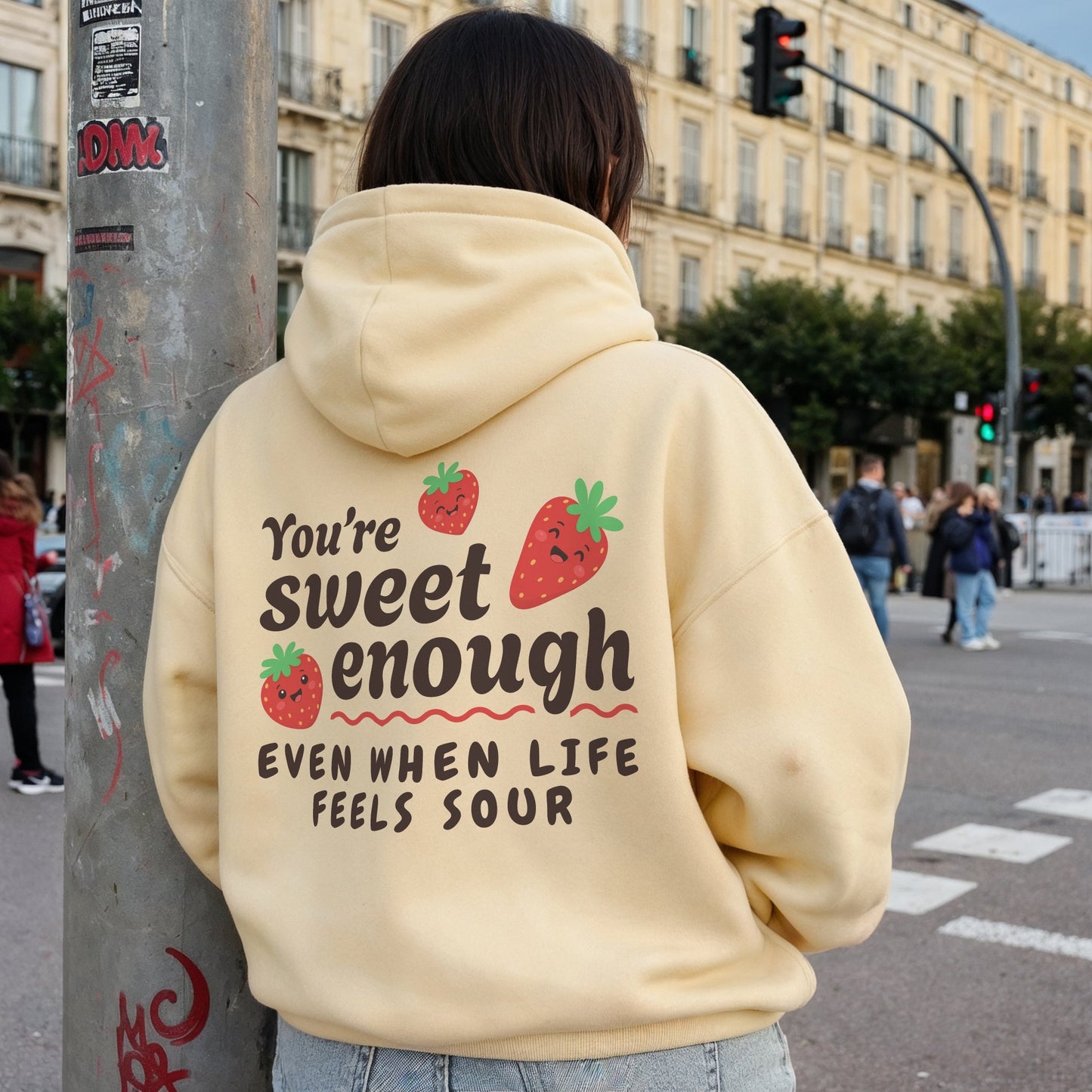 Berry Positive Hoodie