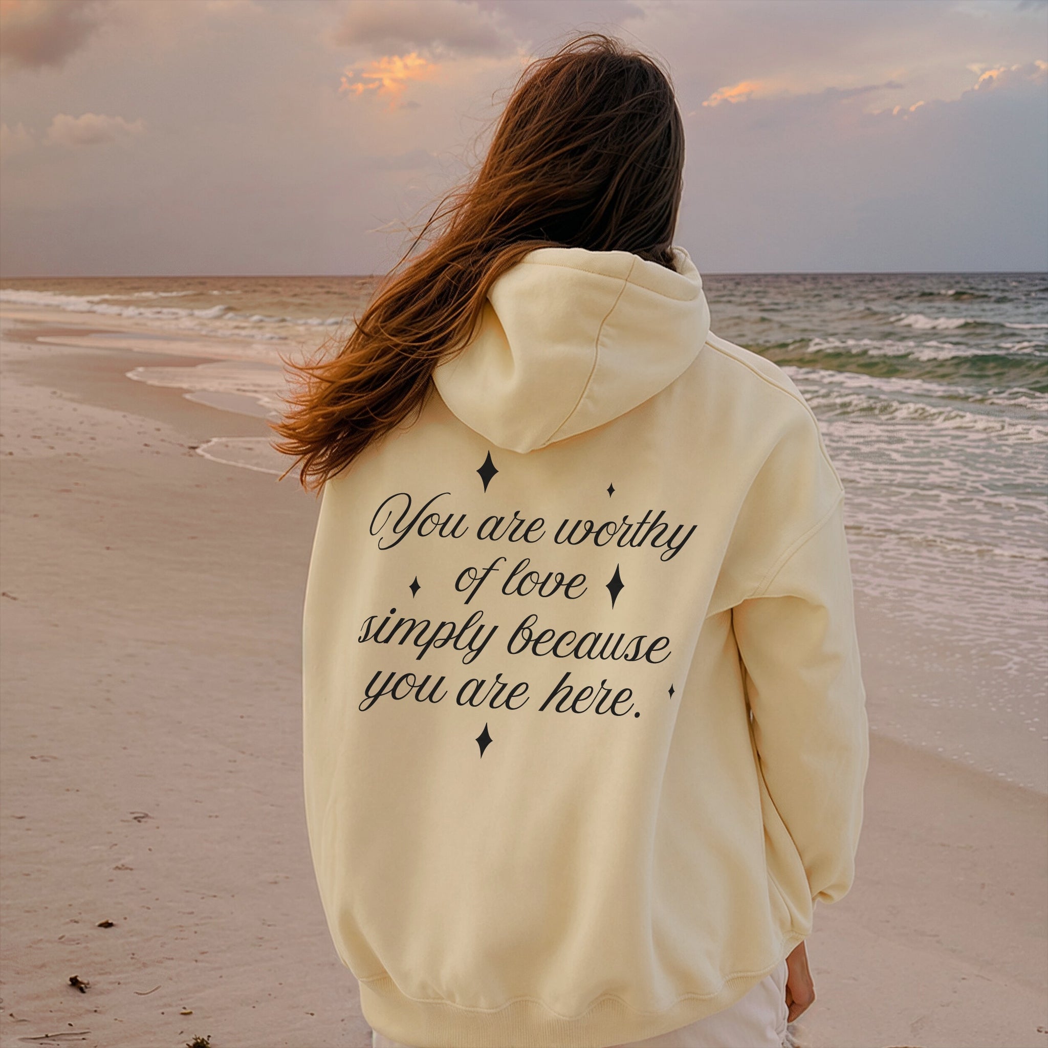 Beyond Measure Hoodie - Warm Sand Back