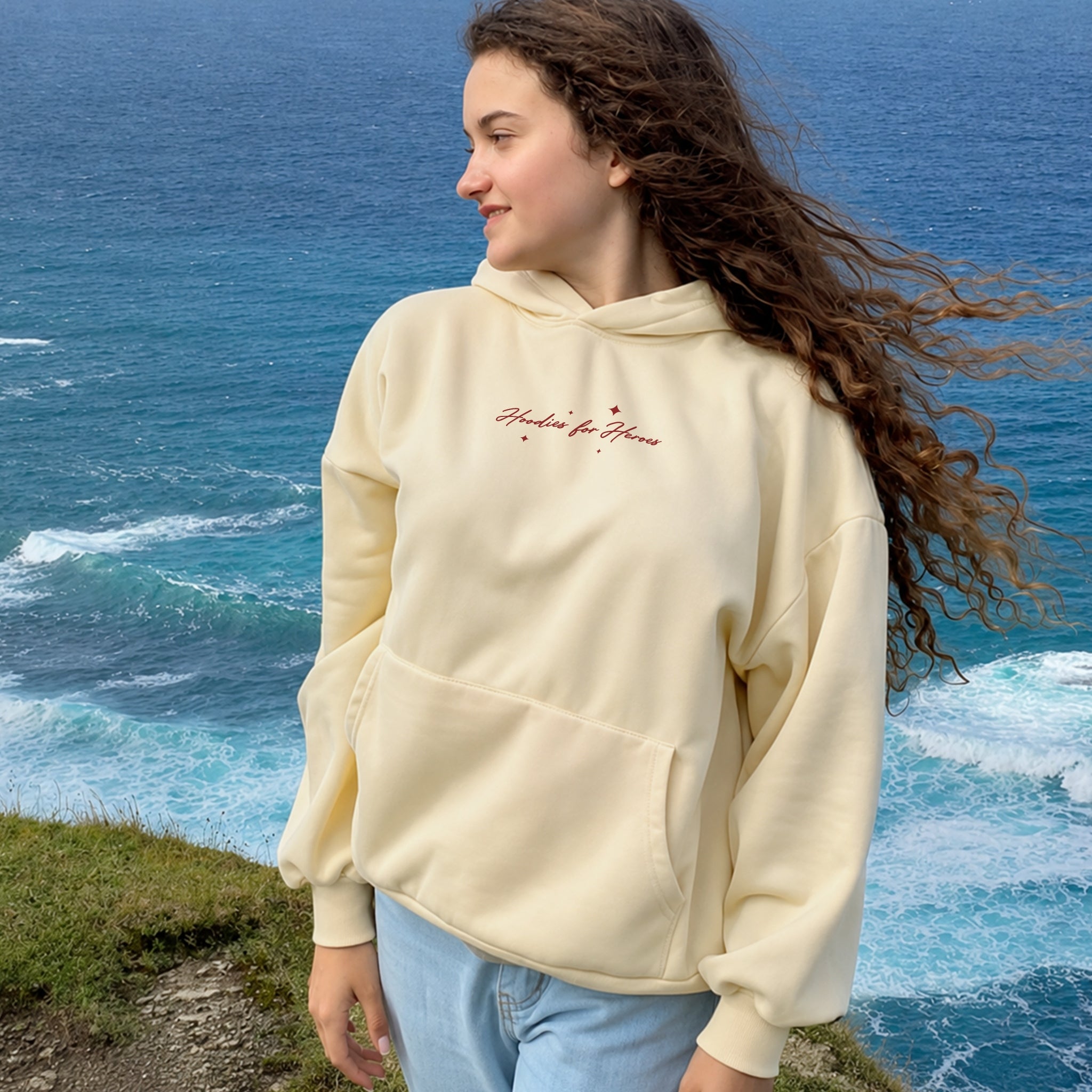 You Can Do It Again Hoodie - Warm Sand front