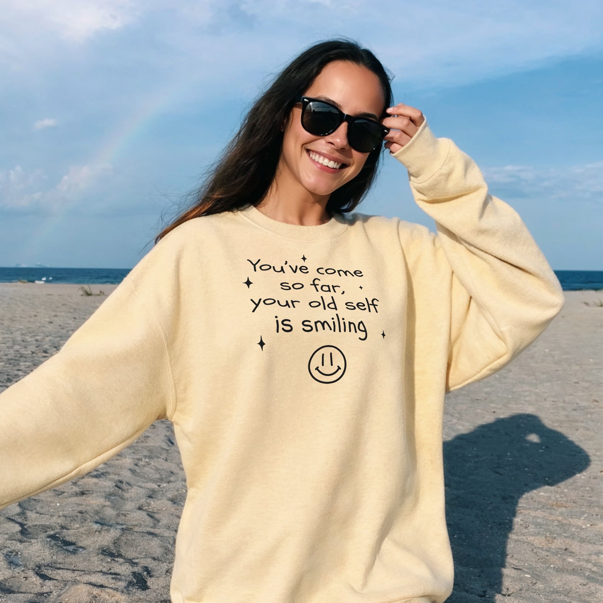 Old Self Smiling Sweater