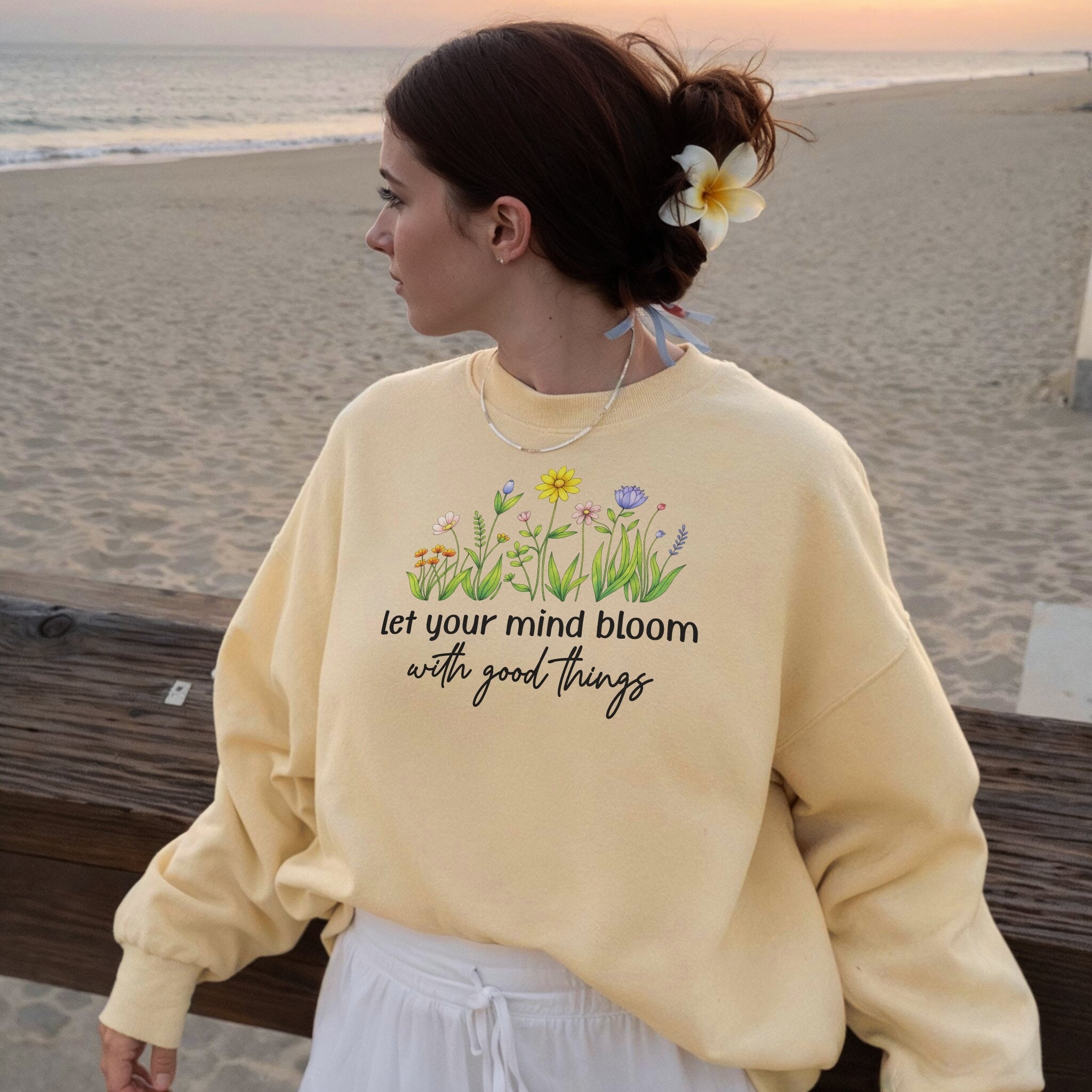 Let Your Mind Bloom Sweater