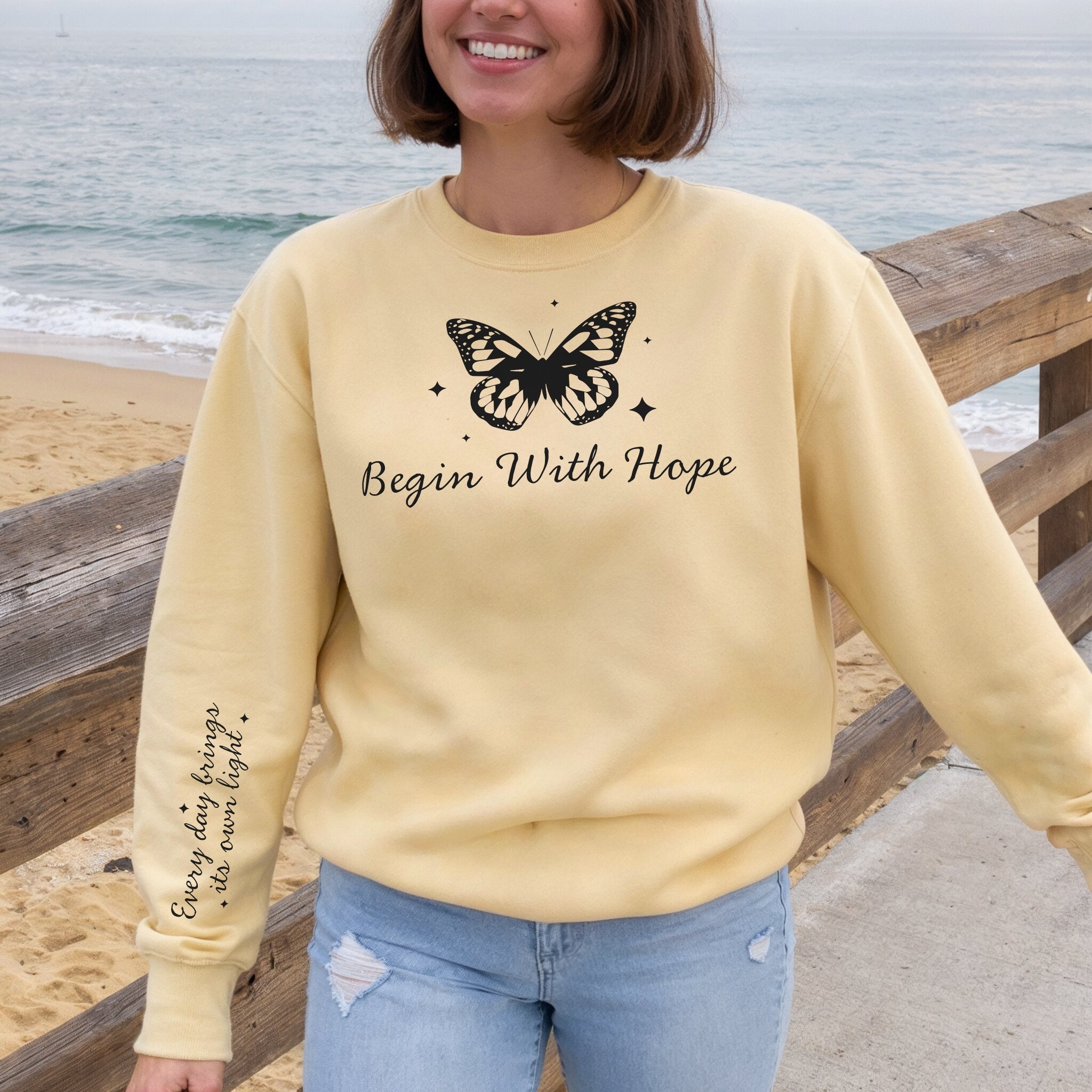 Begin with Hope Sweater