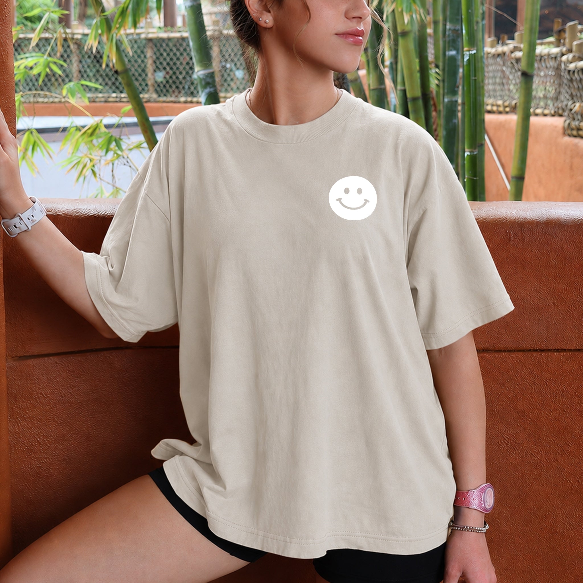Keep Going Tee - Warm Sand Front