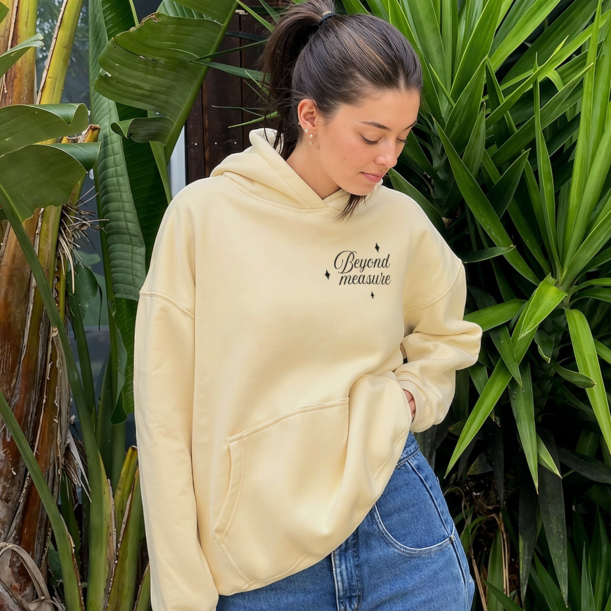 Beyond Measure Hoodie - Warm Sand Front