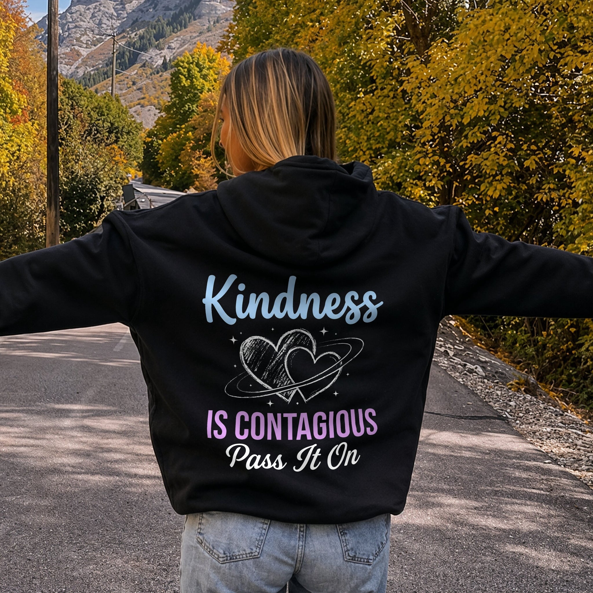 Pass It On Hoodie - Black Back