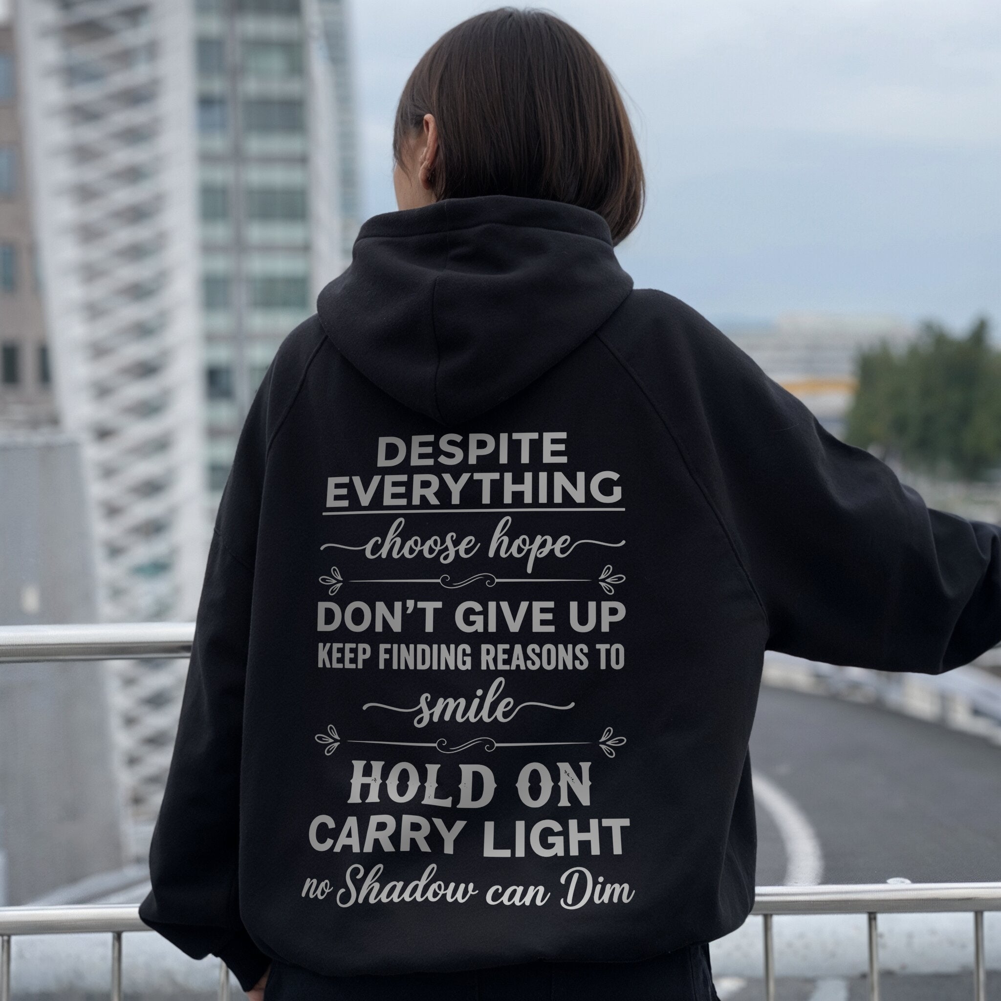 Dear Self Hoodie - Black Back