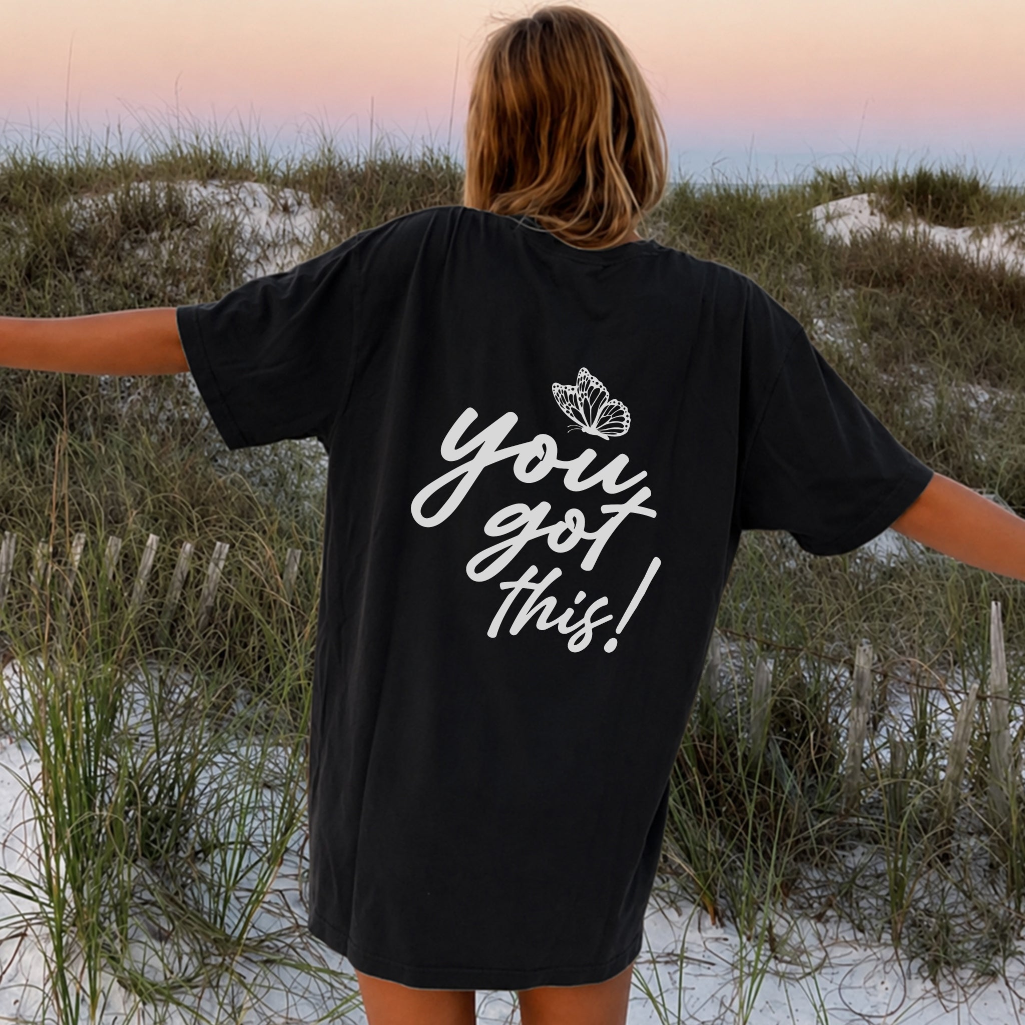 You Got This Tee - Black back