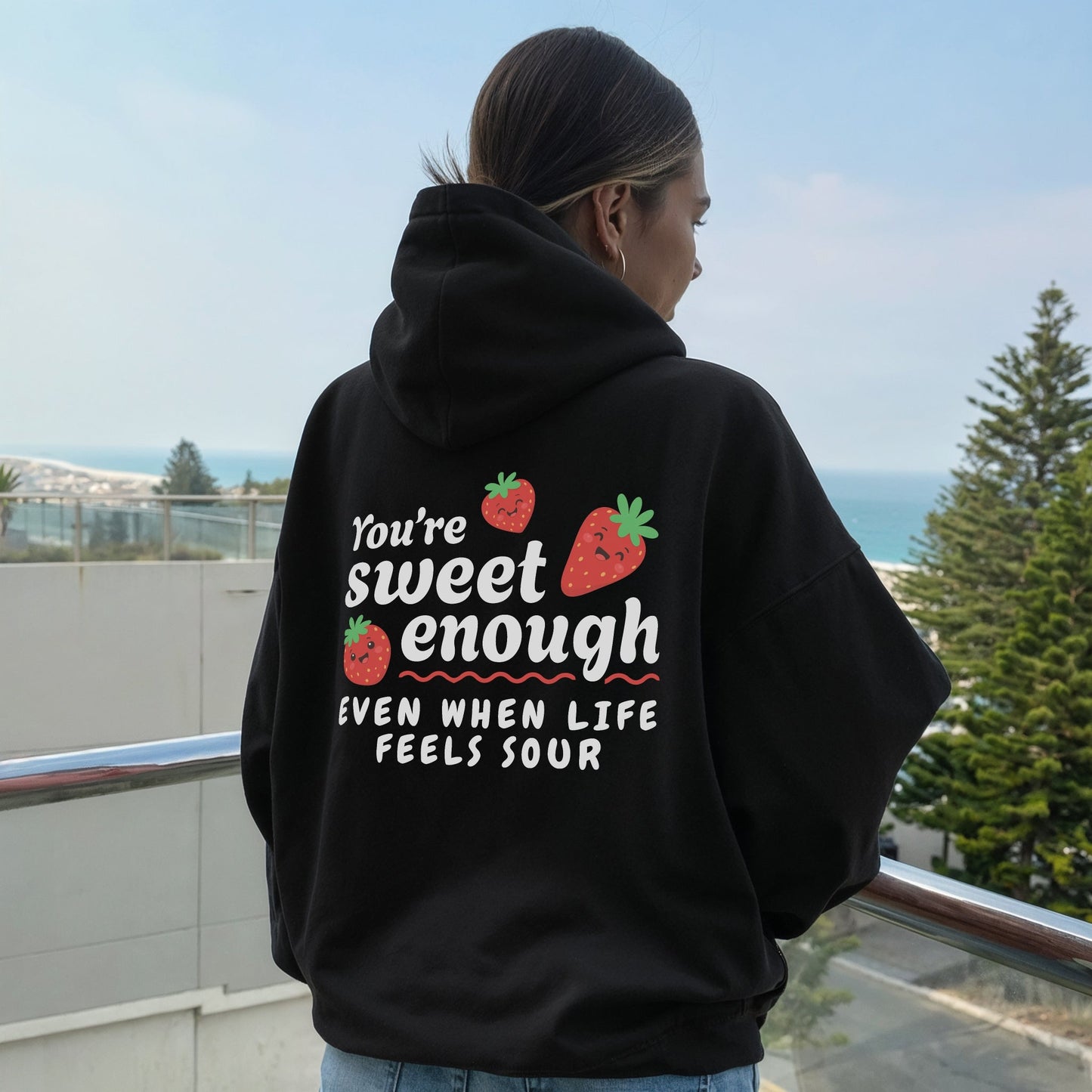 Berry Positive Hoodie