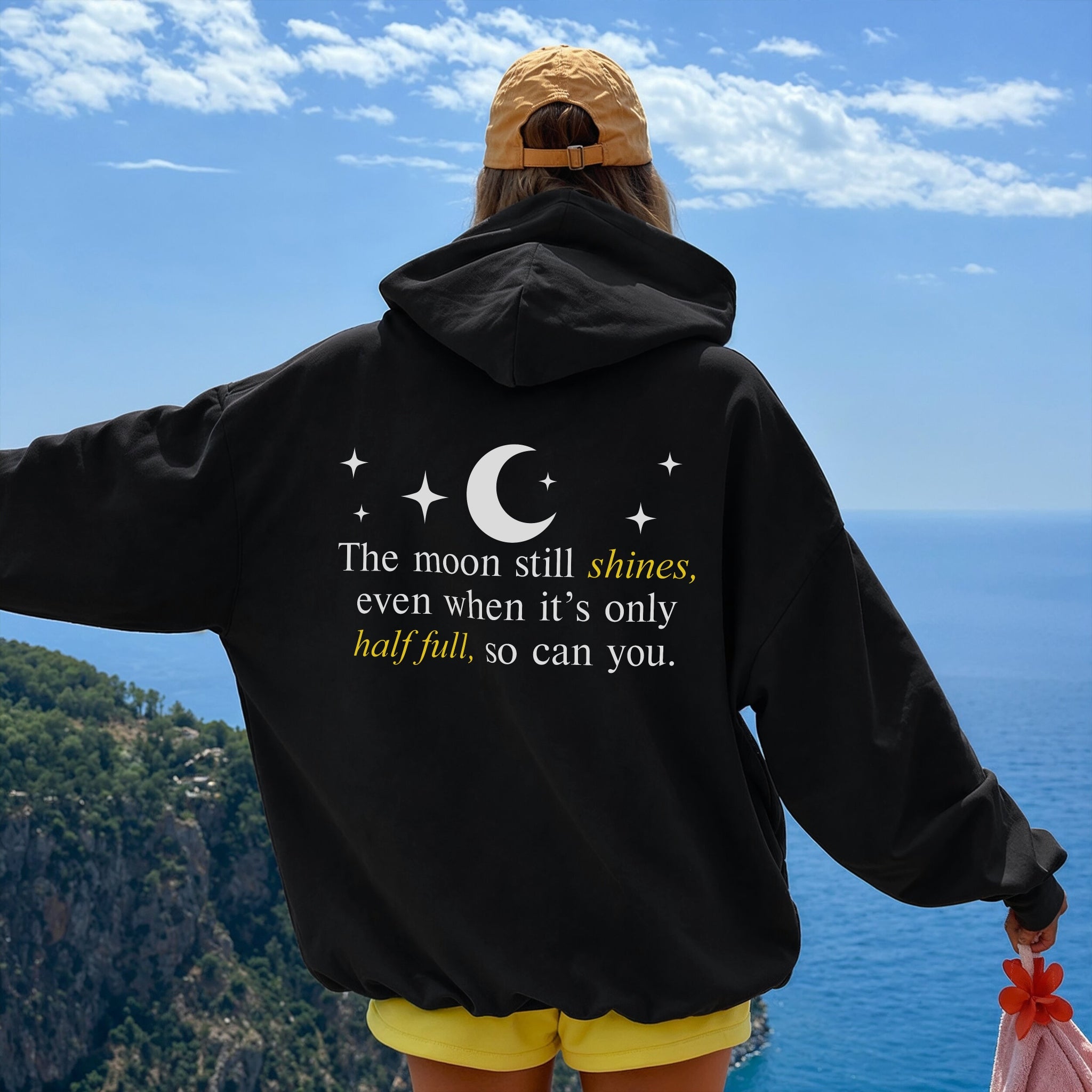 Still Shines Hoodie - Black Back