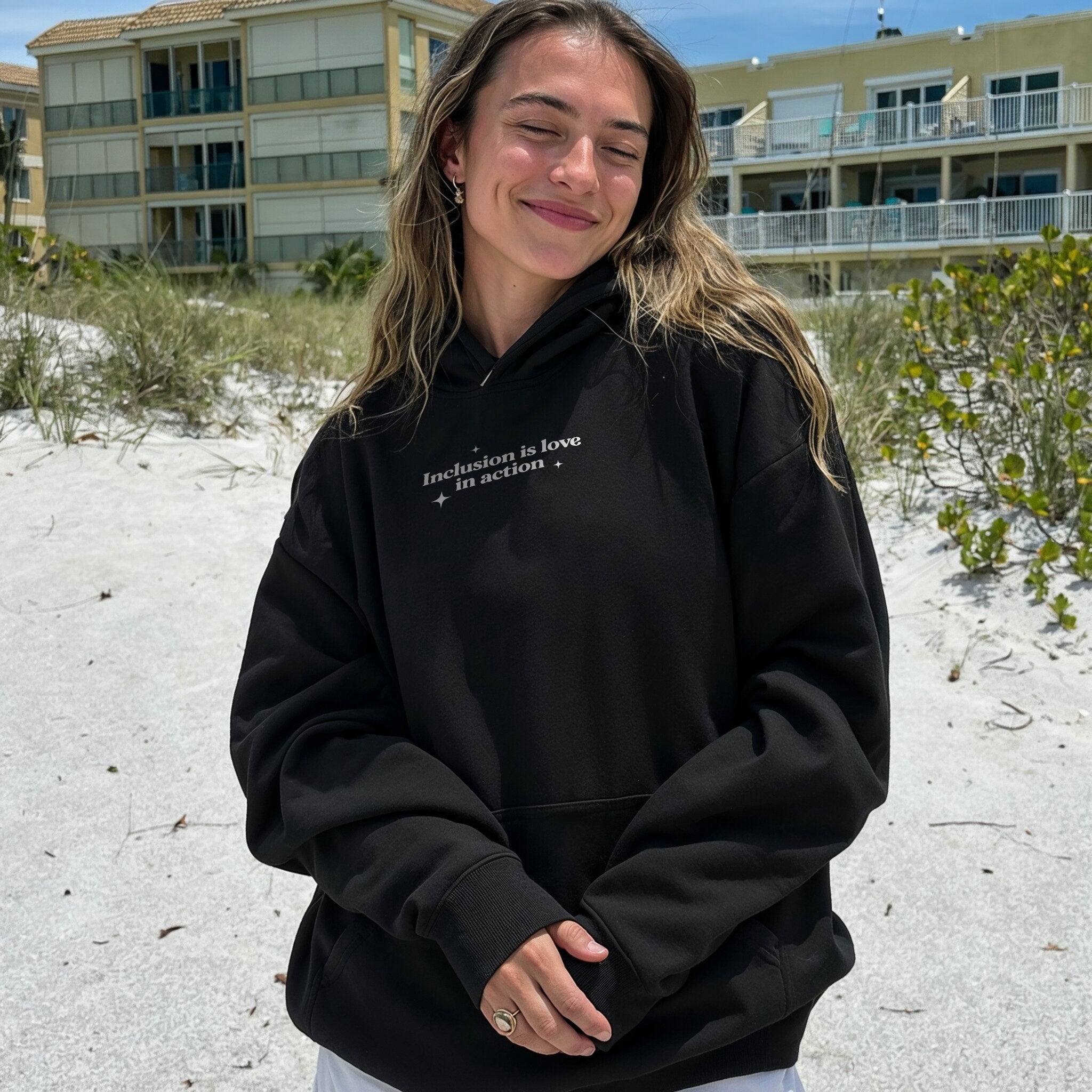 Inclusion Is Love In Action Hoodie