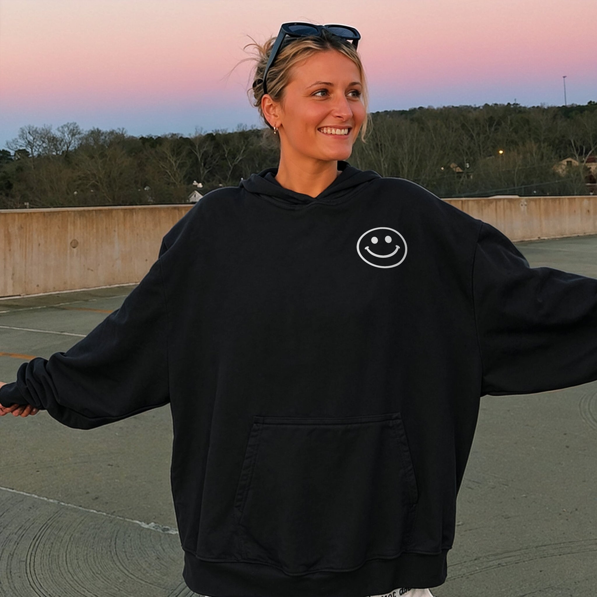 More Than Enough Hoodie - Black Front