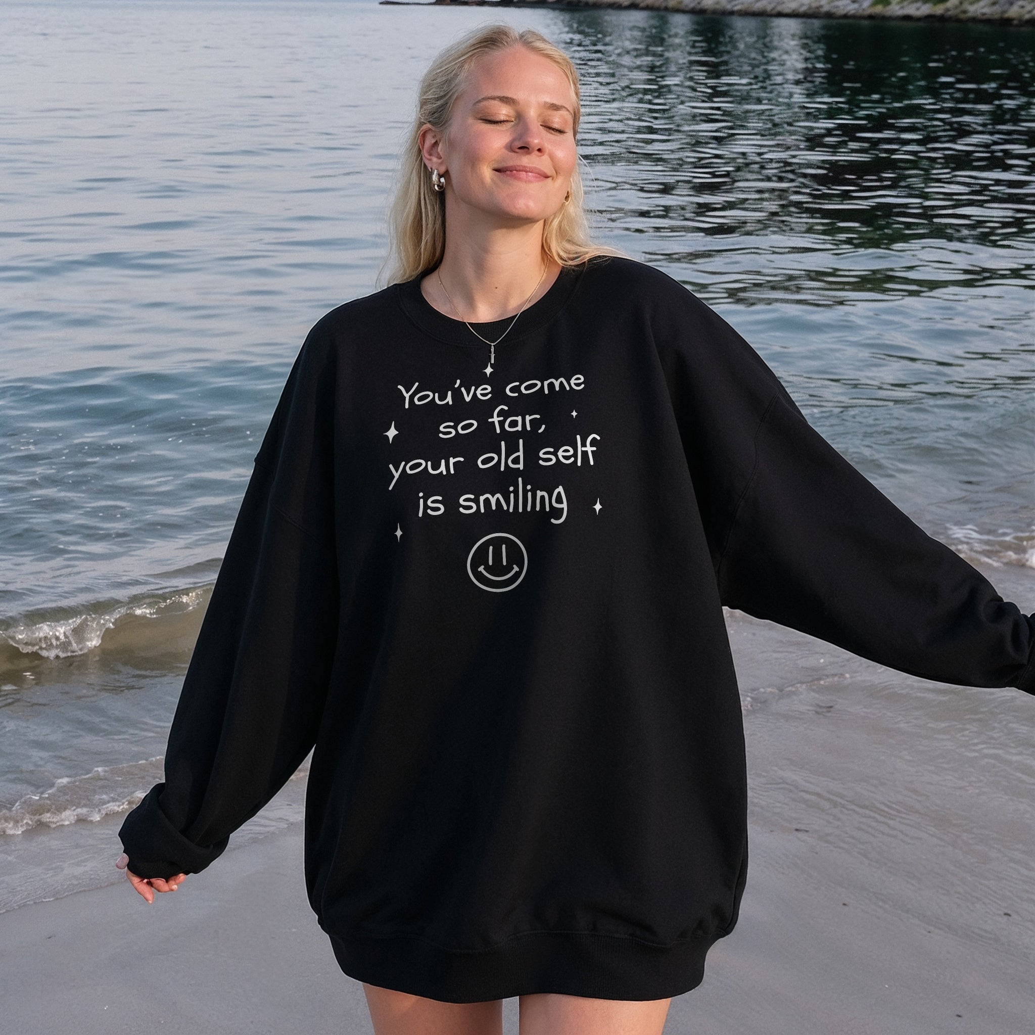 Old Self Smiling Sweater