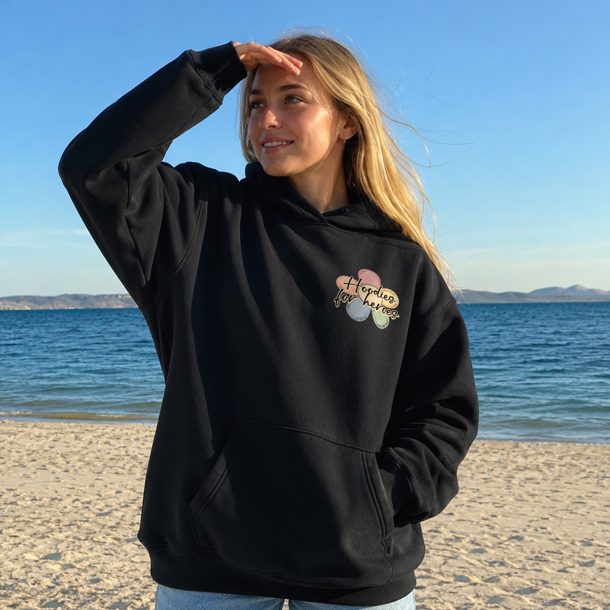 Kind Reminder Hoodie - Black front