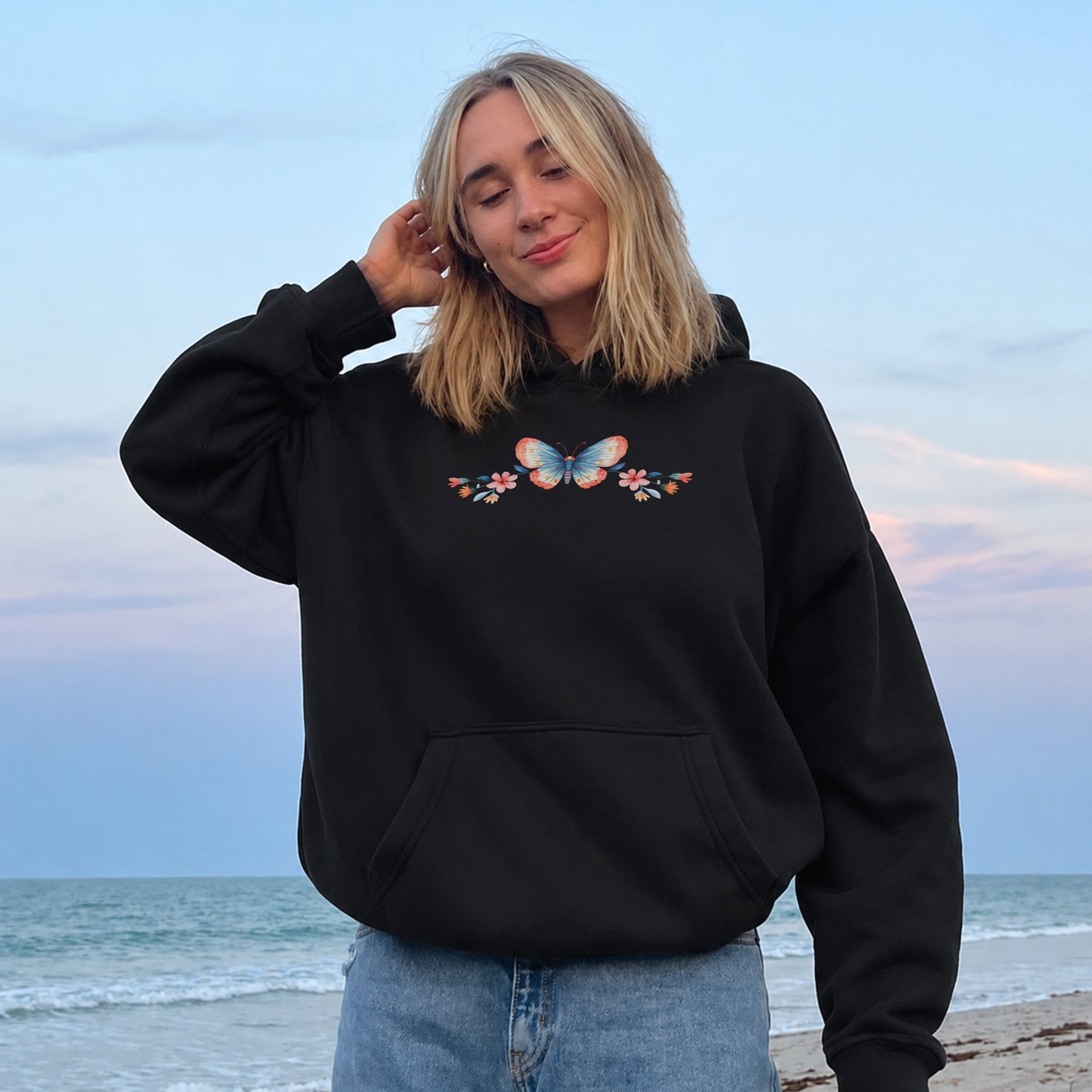 Unseen Strength Hoodie - Black front