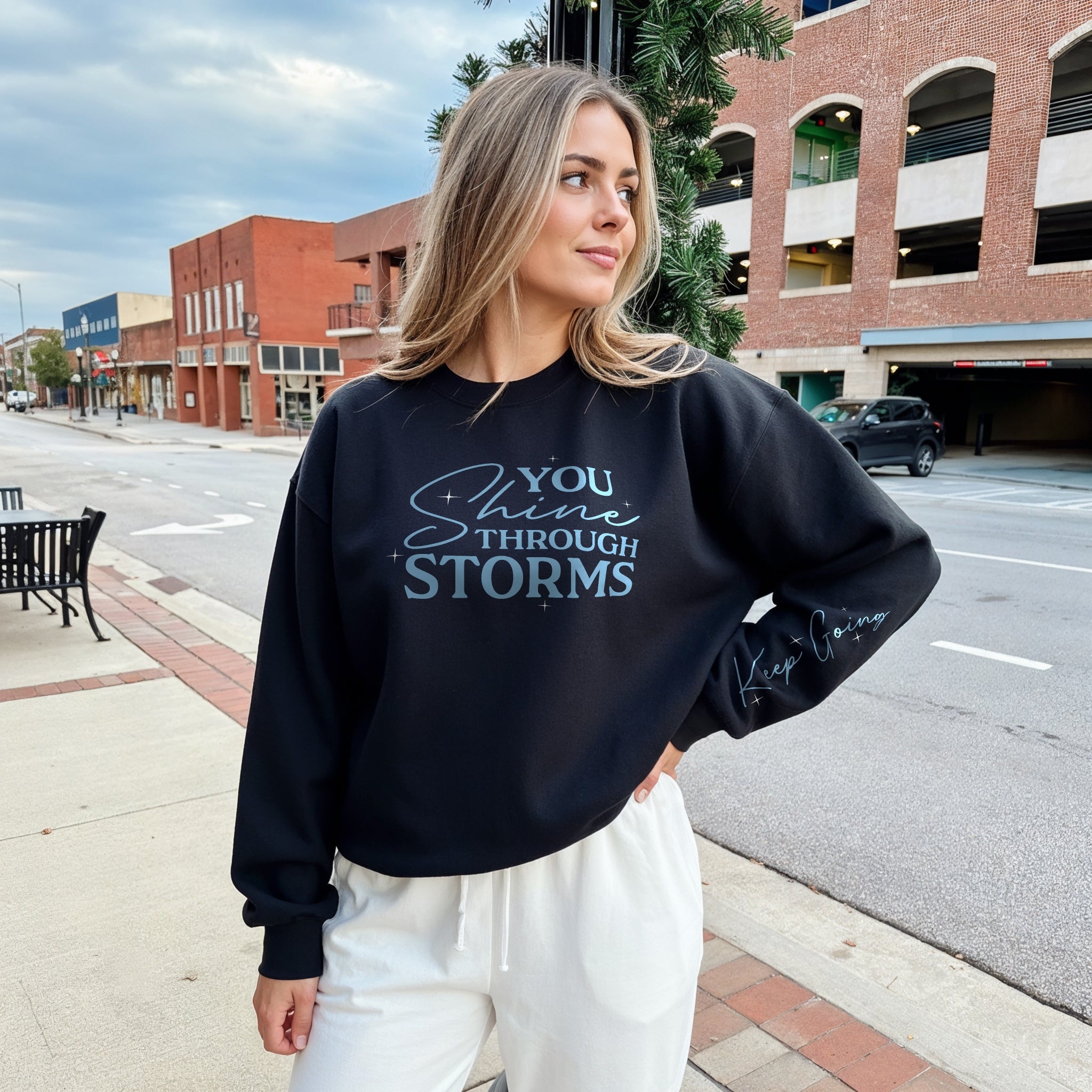 Shine Through Storms Sweater