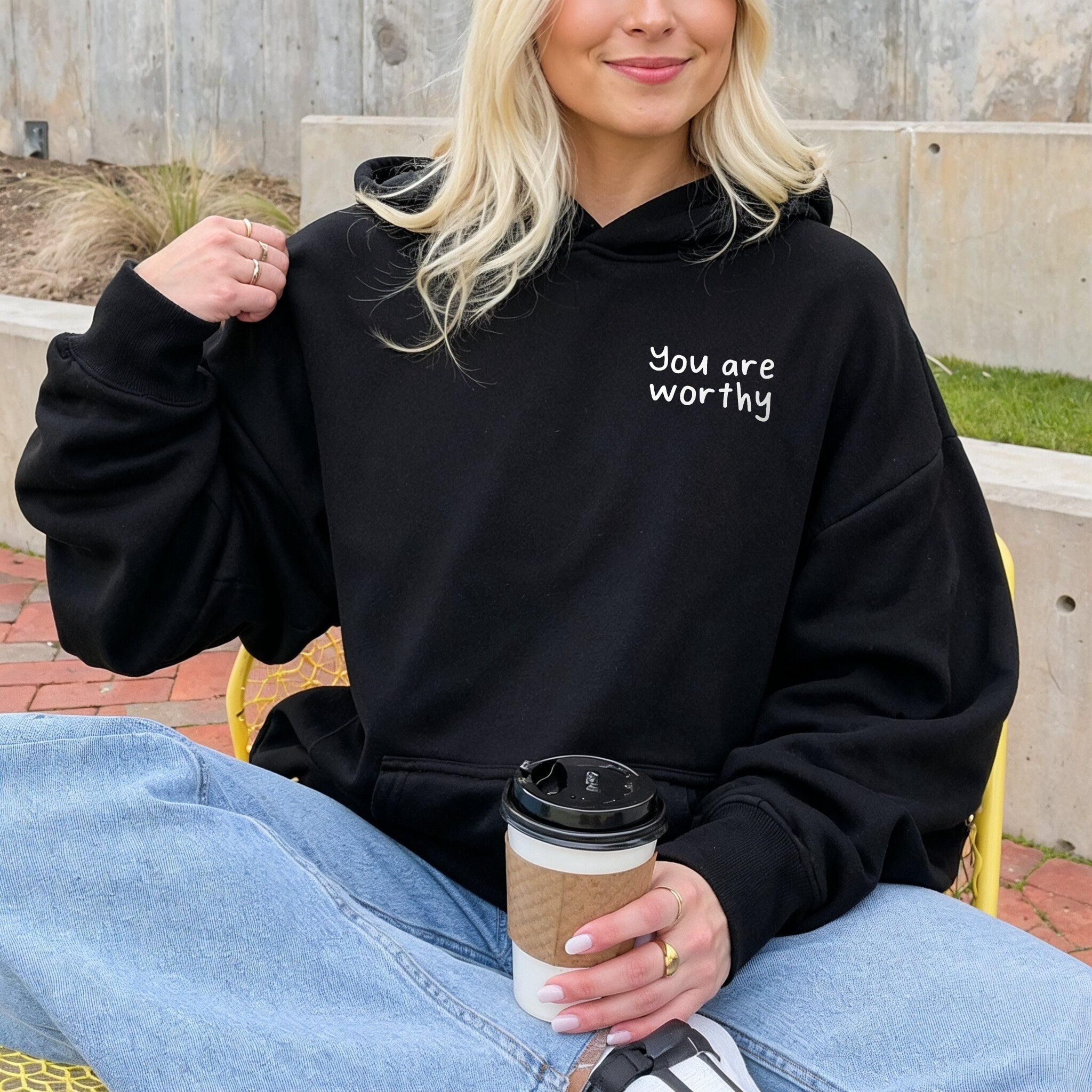 You Are Worthy Hoodie
