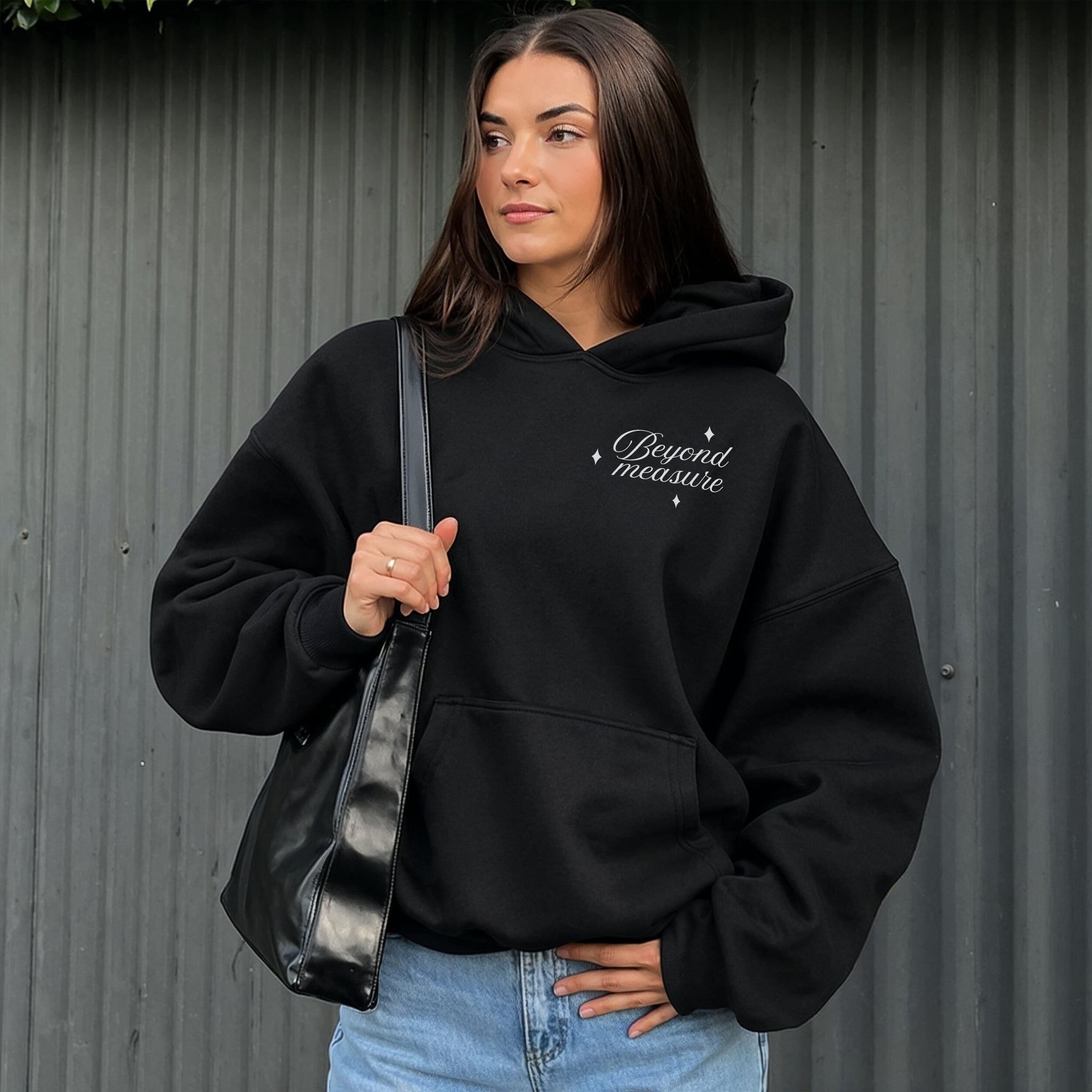 Beyond Measure Hoodie - Black Front
