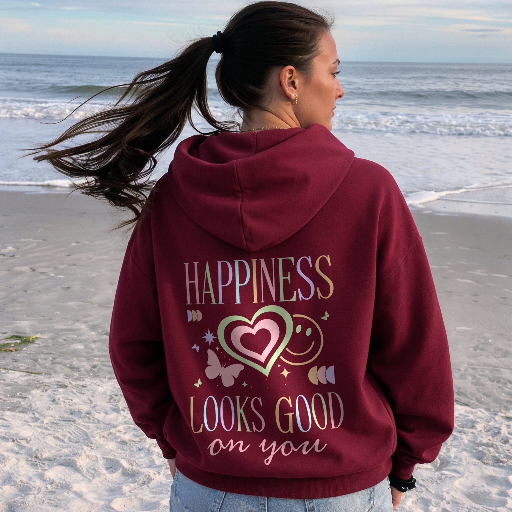 Happiness Looks Good Hoodie