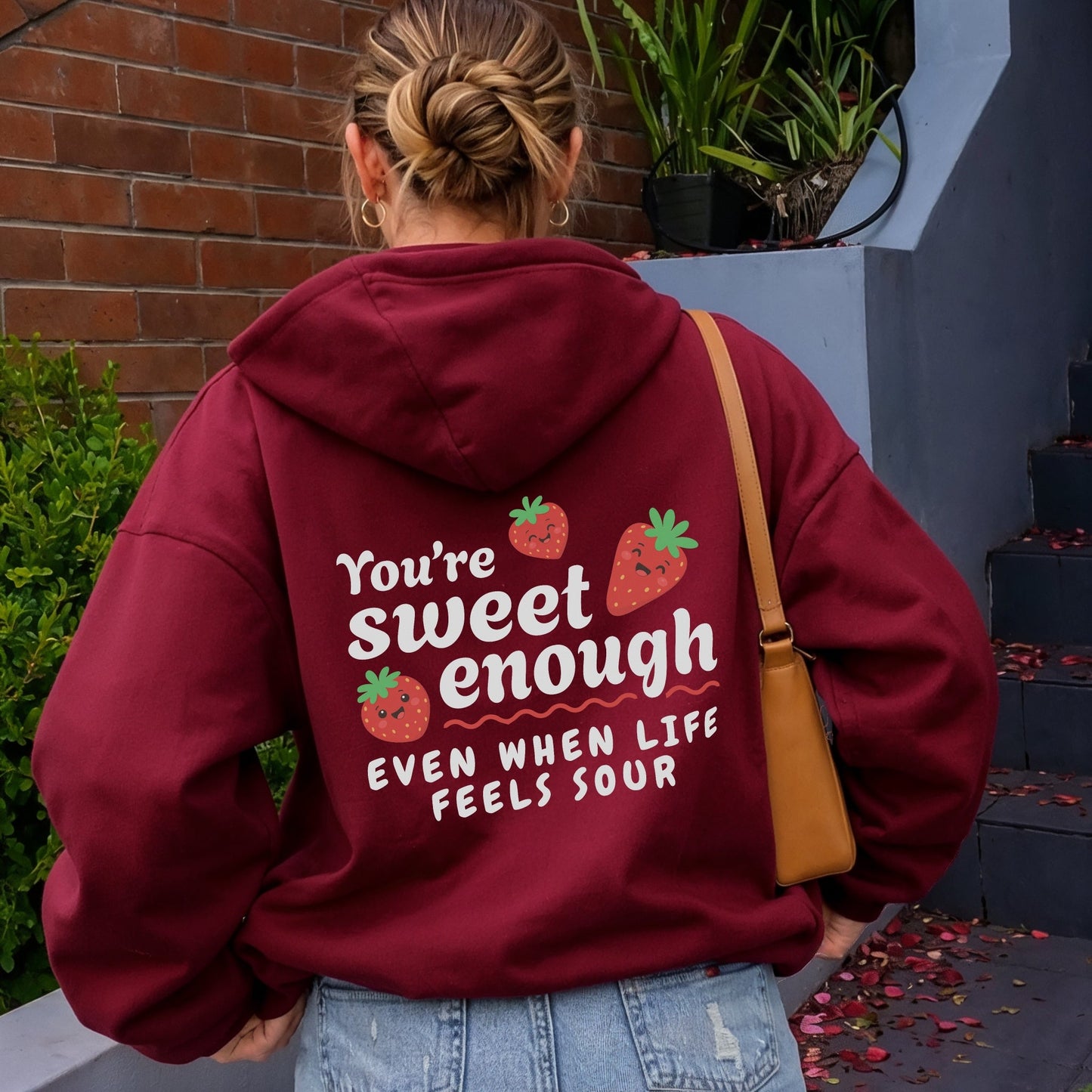 Berry Positive Hoodie