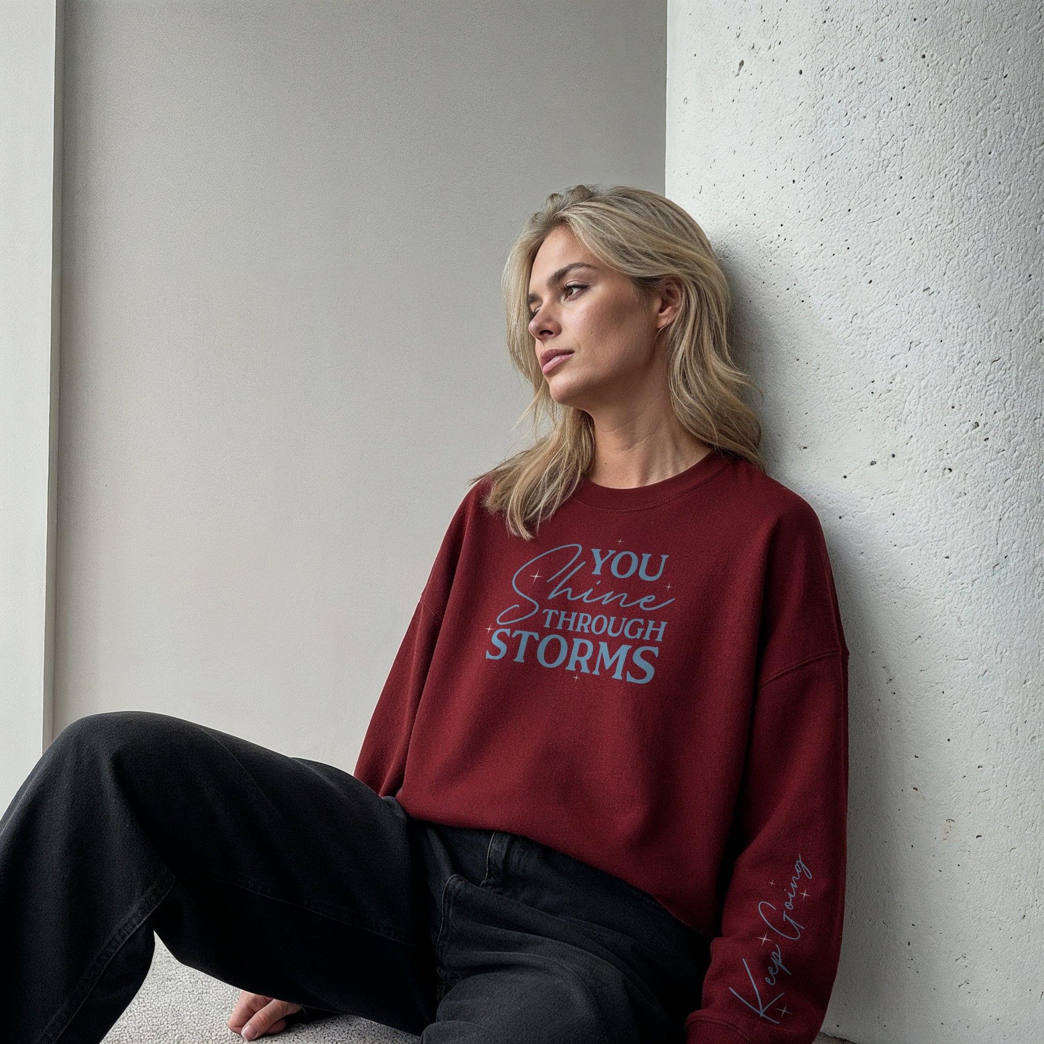 Shine Through Storms Sweater