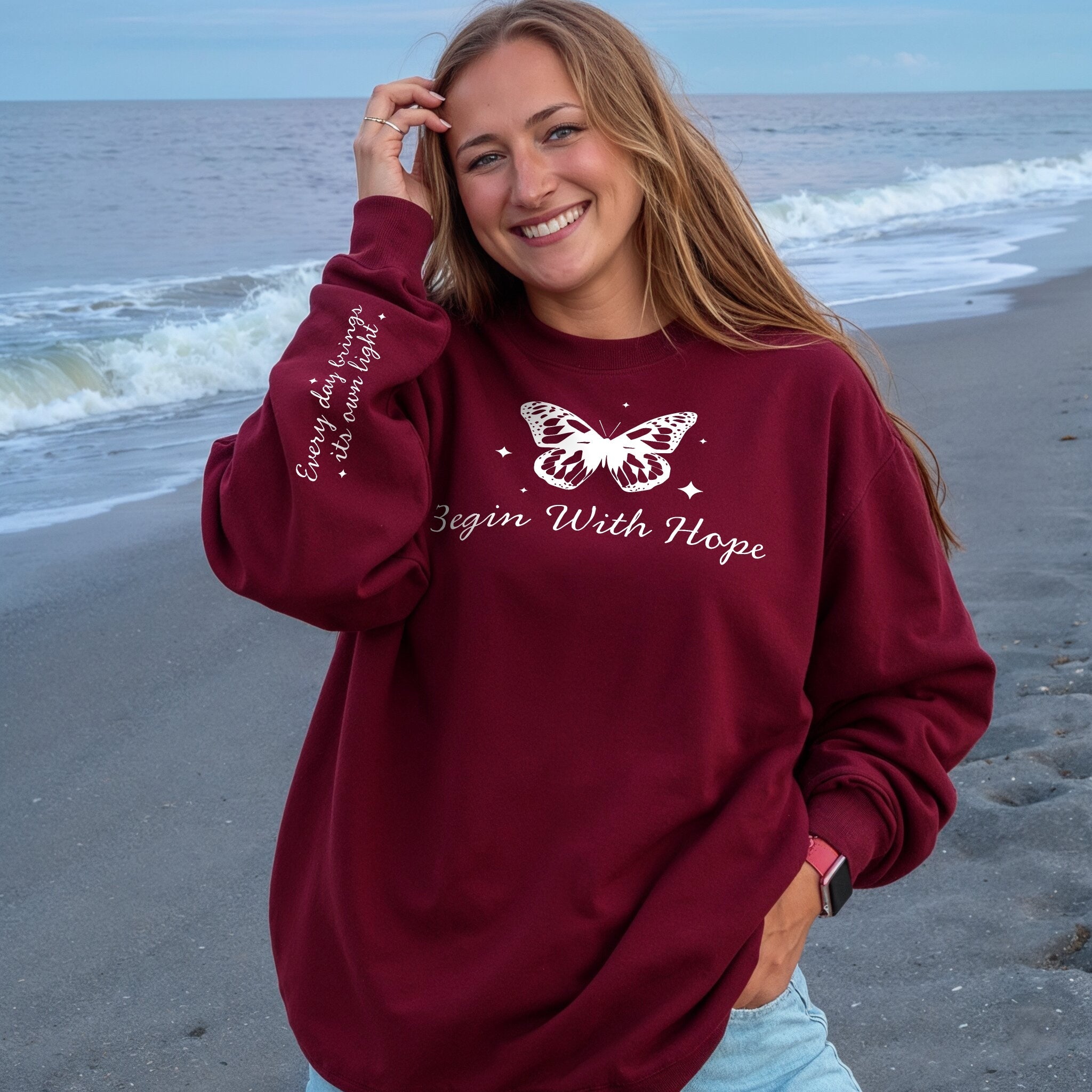 Begin with Hope Sweater