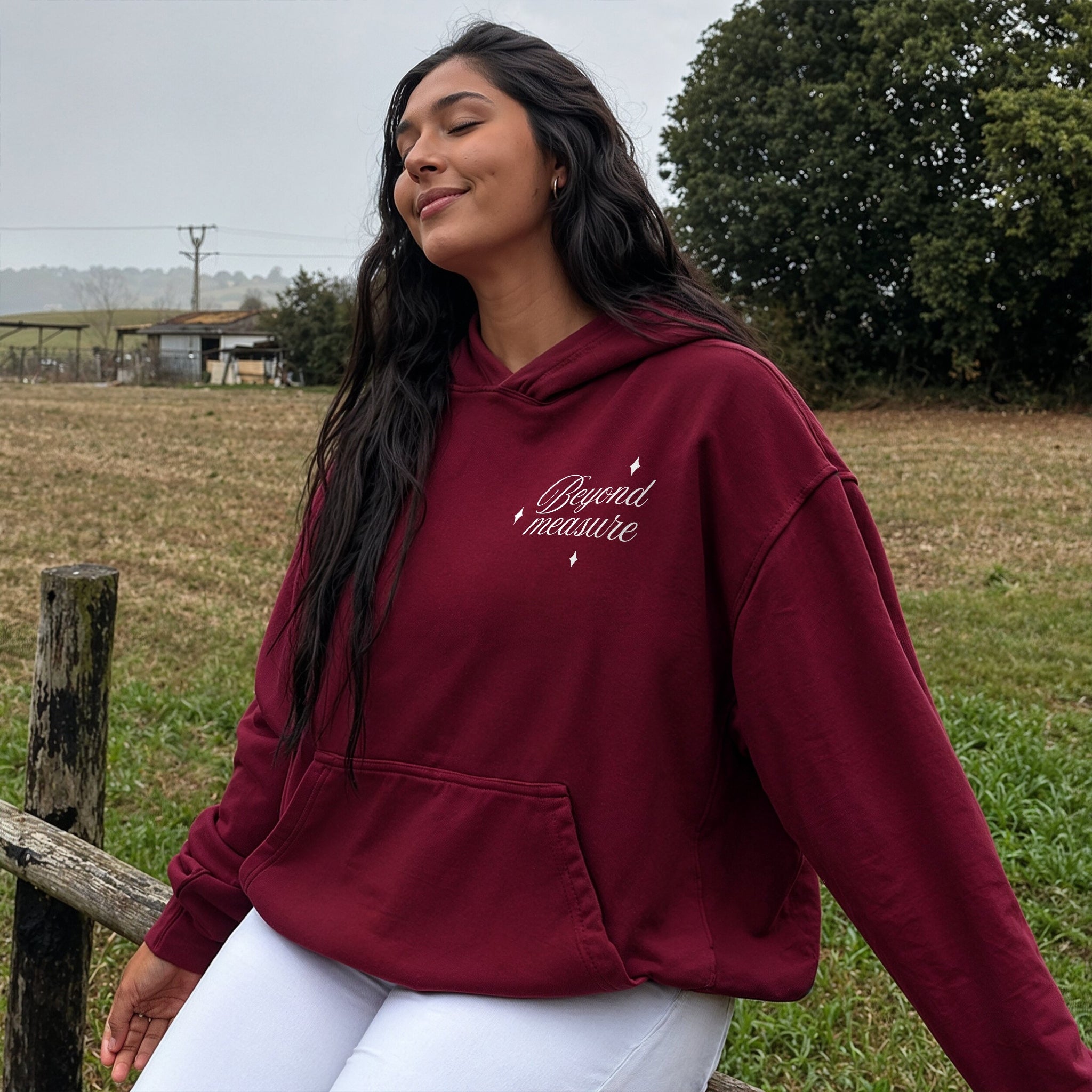 Beyond Measure Hoodie - Burgundy Front