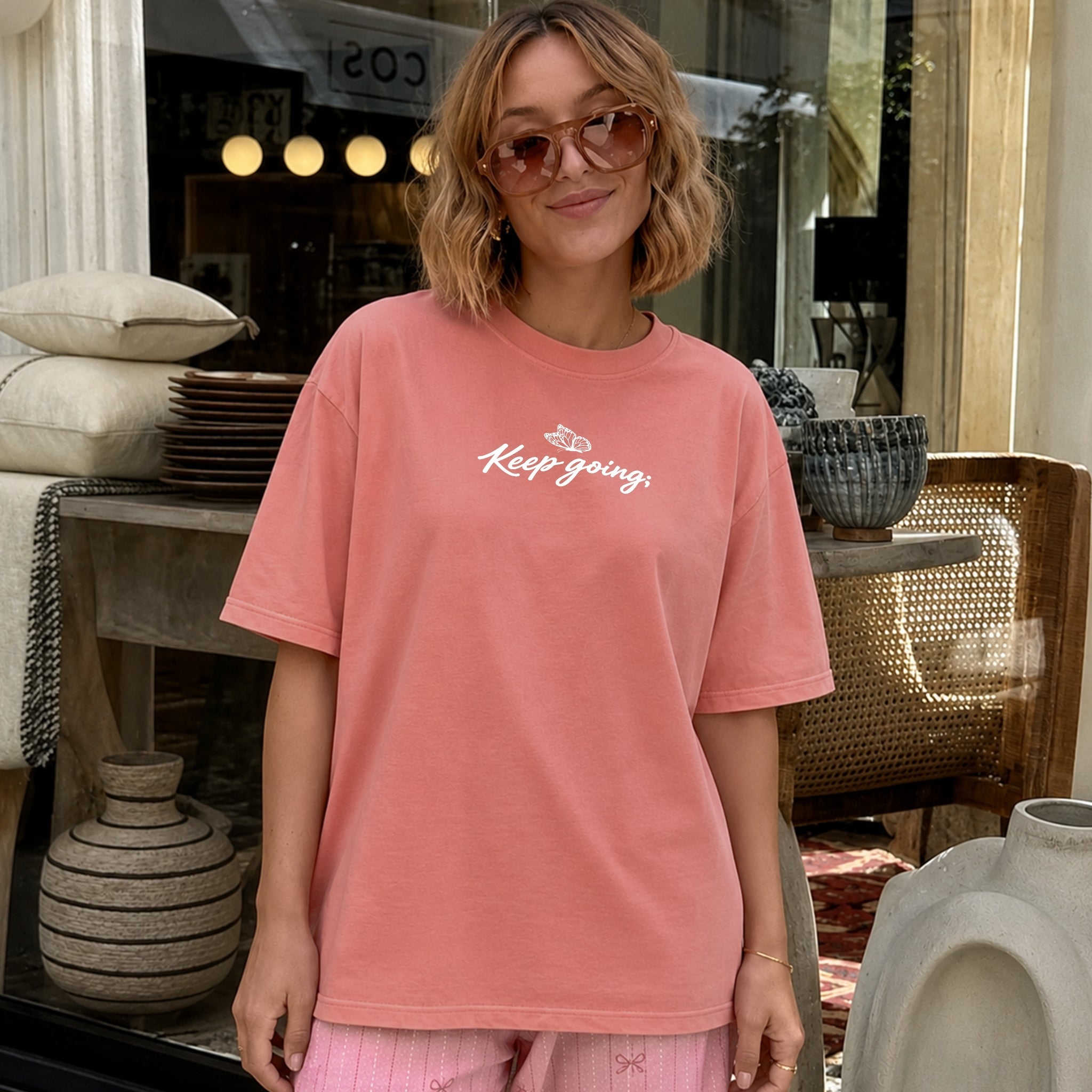 You Got This Tee - Coral front