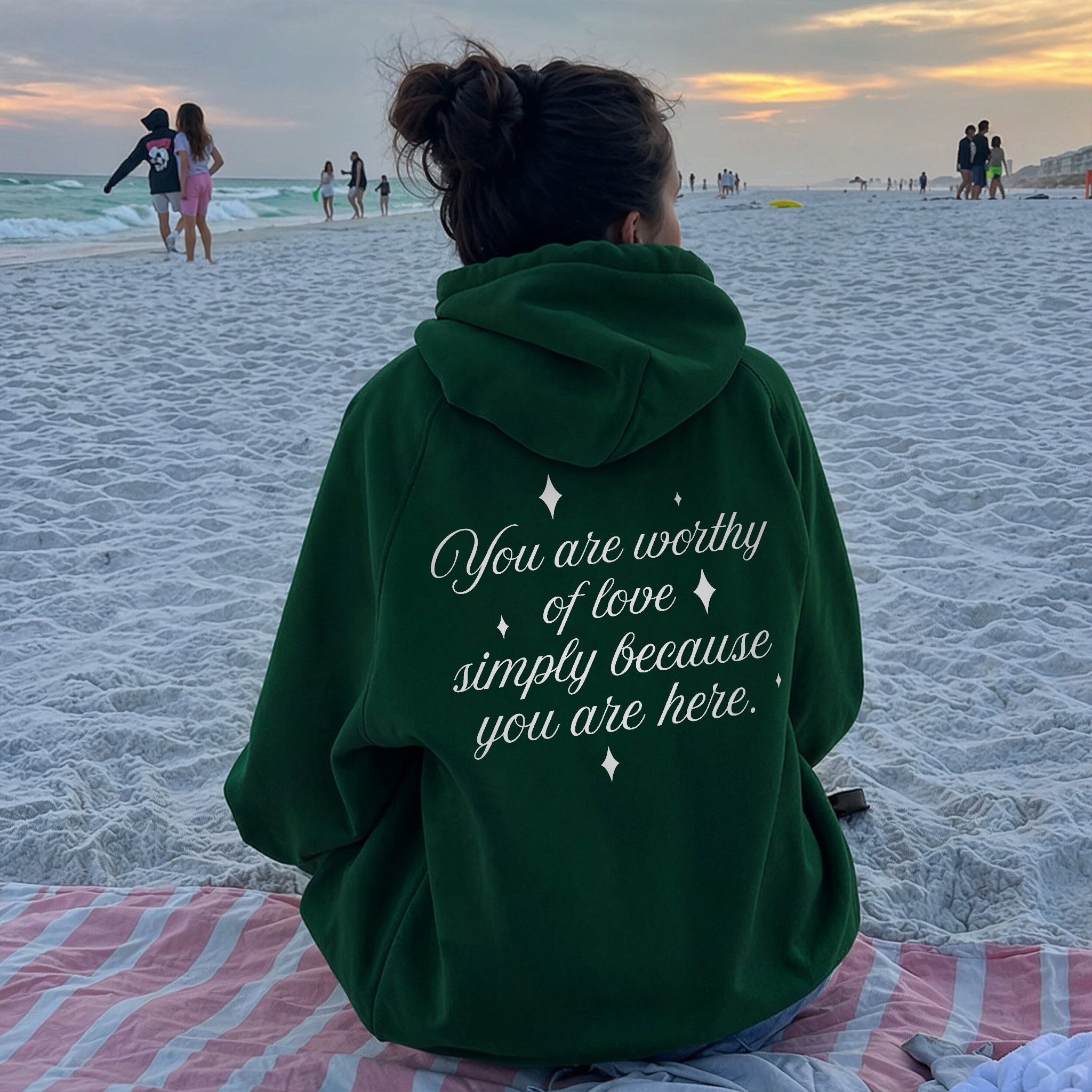 Beyond Measure Hoodie - Forest Green Back