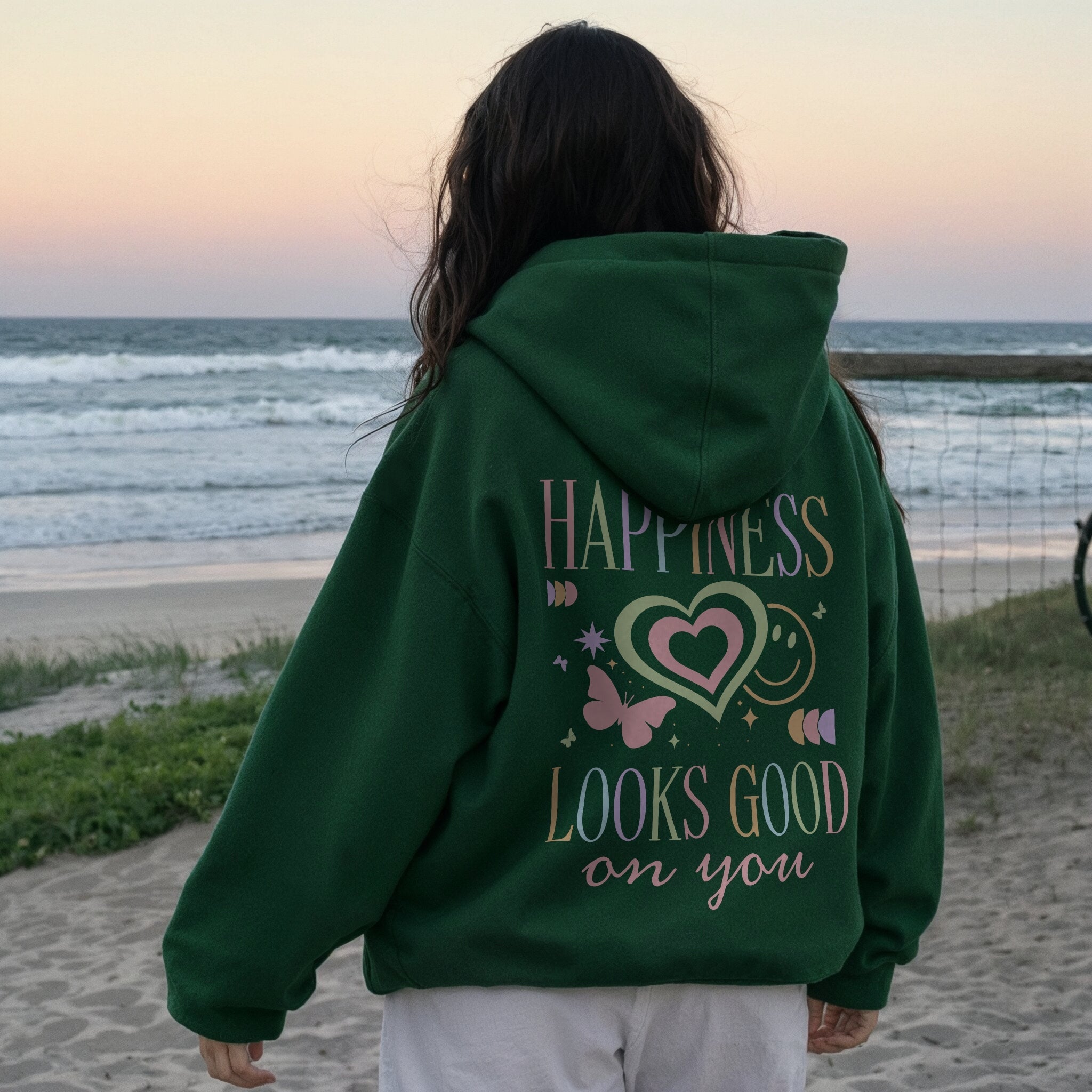 Happiness Looks Good Hoodie