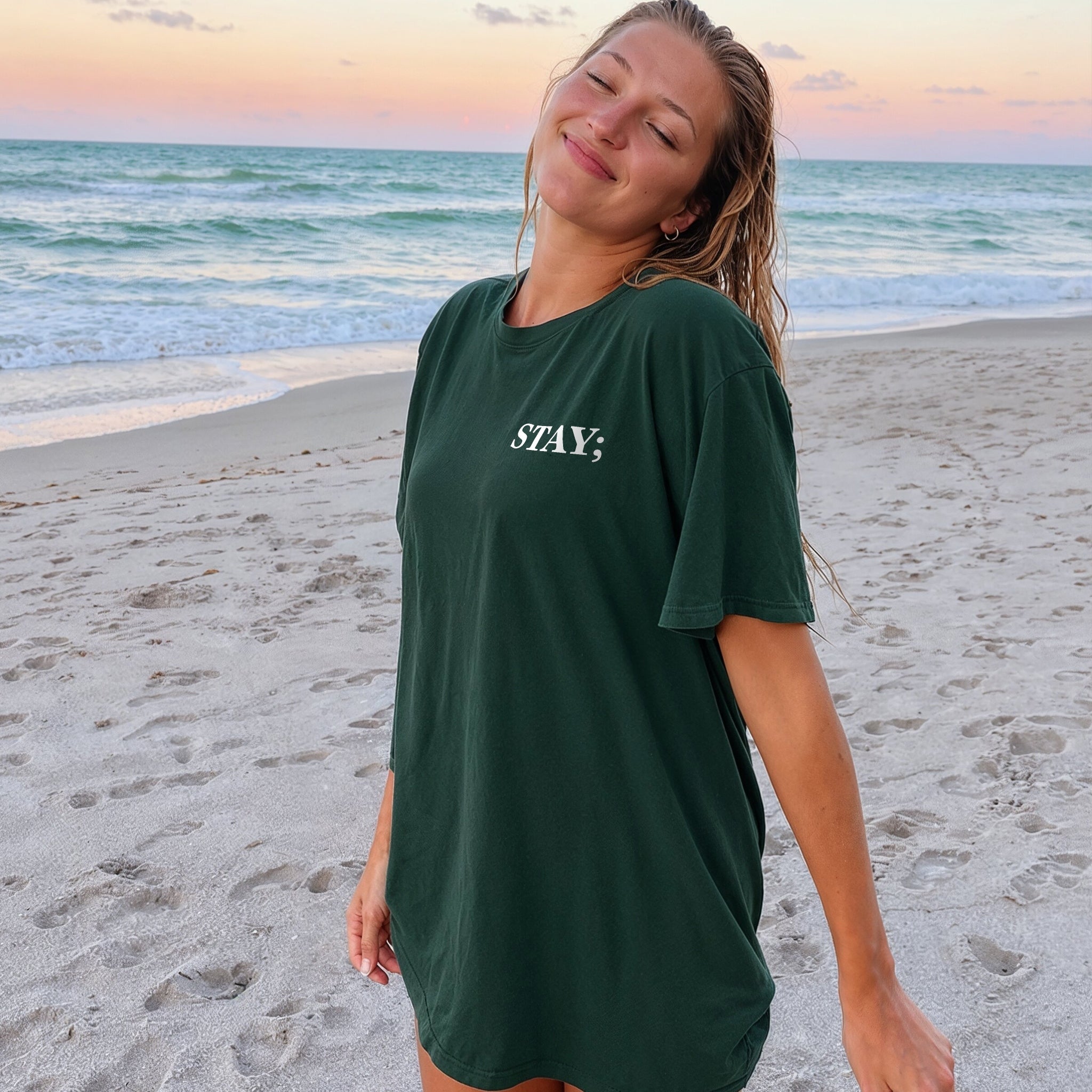 Somebody Needs You Tee - Forest Green Front