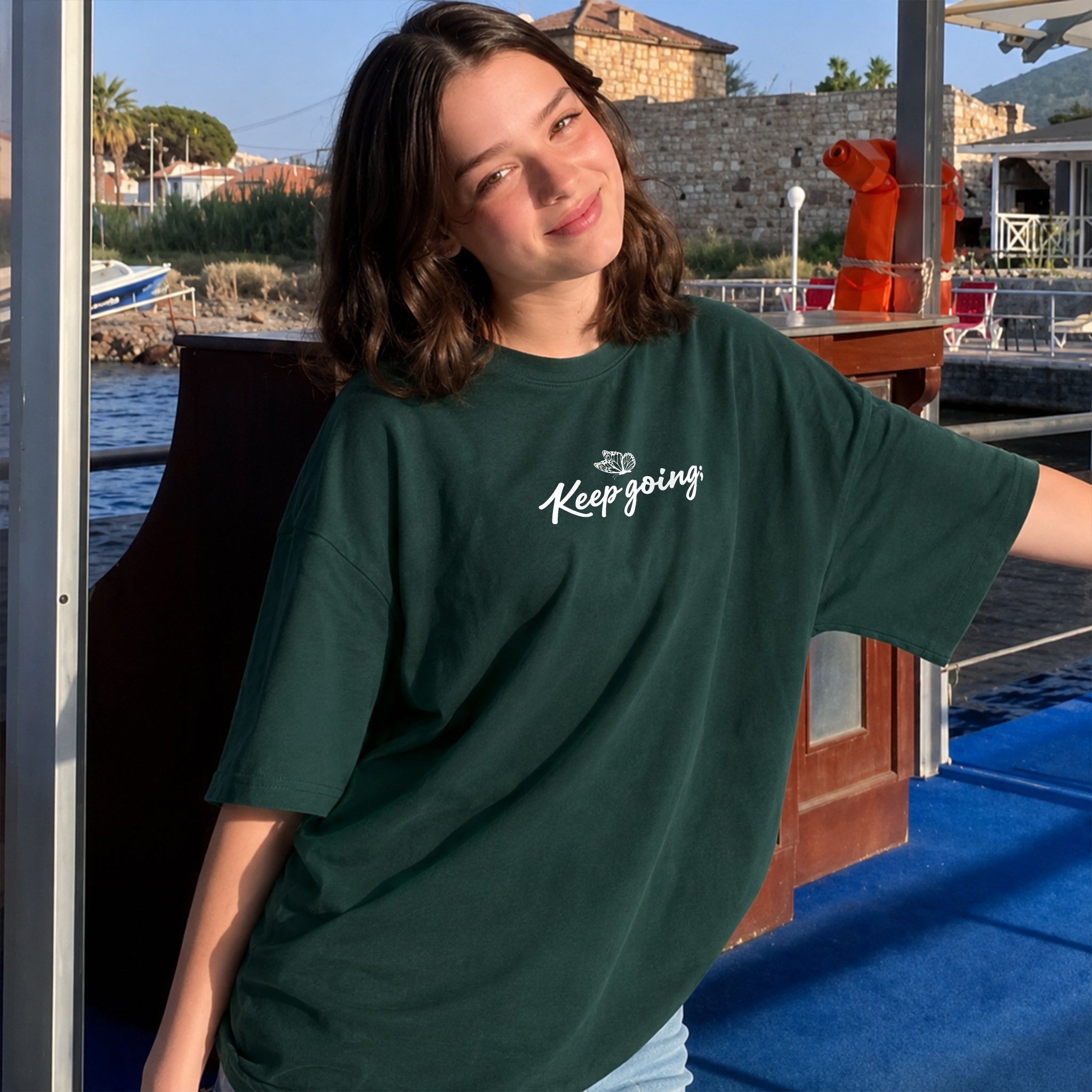 You Got This Tee - Forest Green front