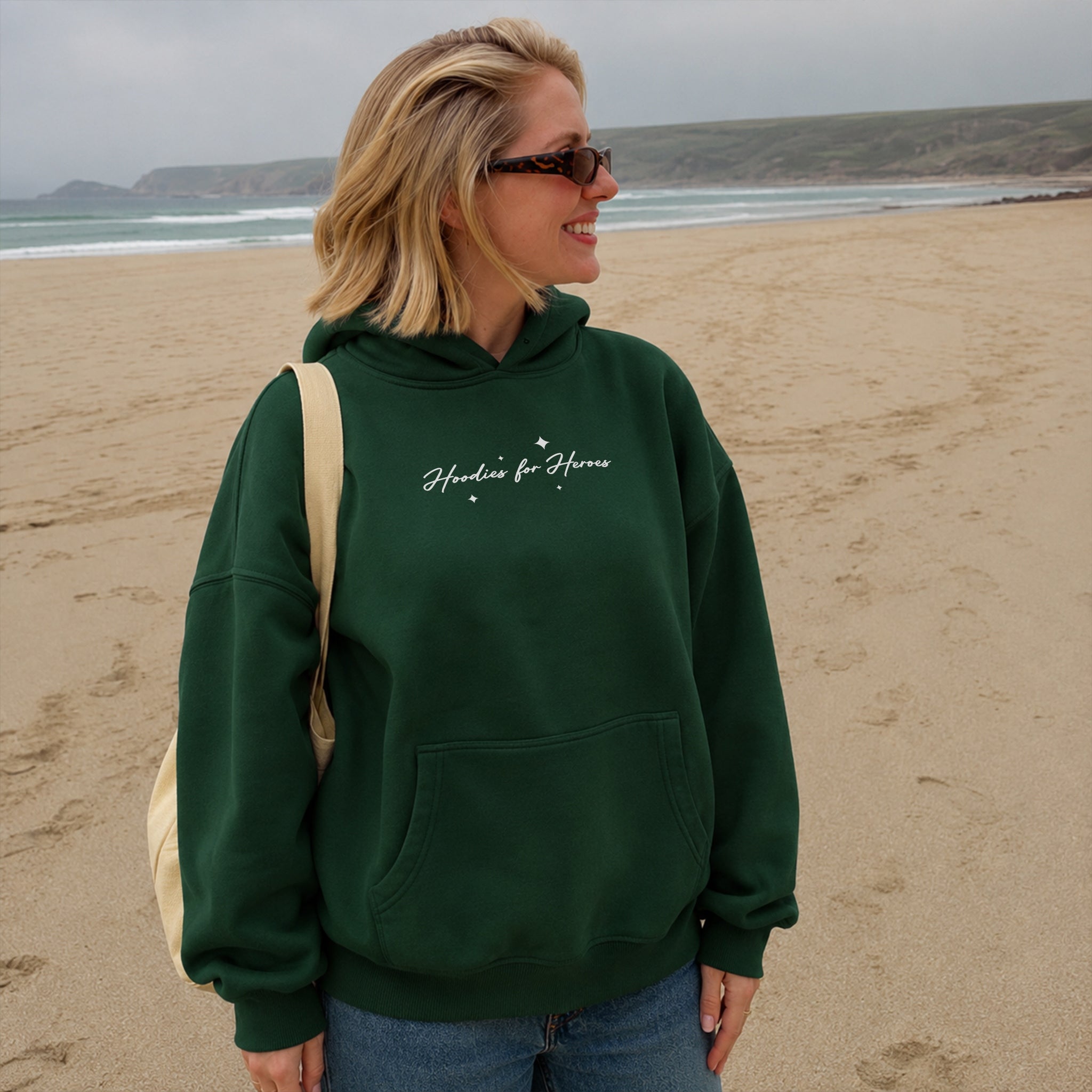 You Can Do It Again Hoodie - Forest Green front