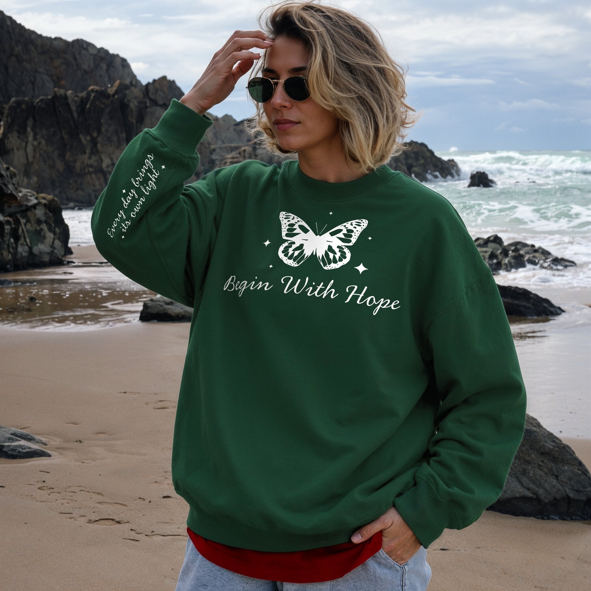 Begin with Hope Sweater