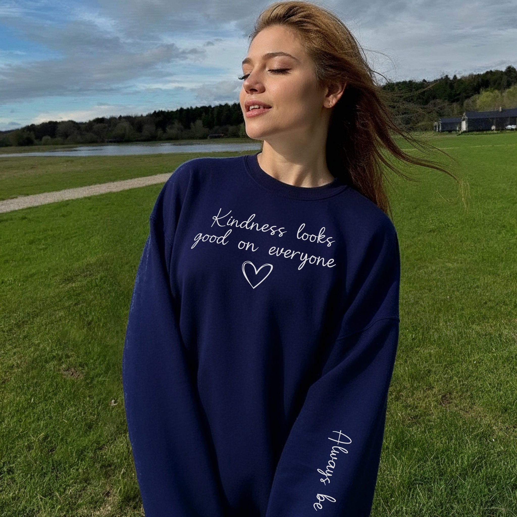 Kindness Looks Good Sweater