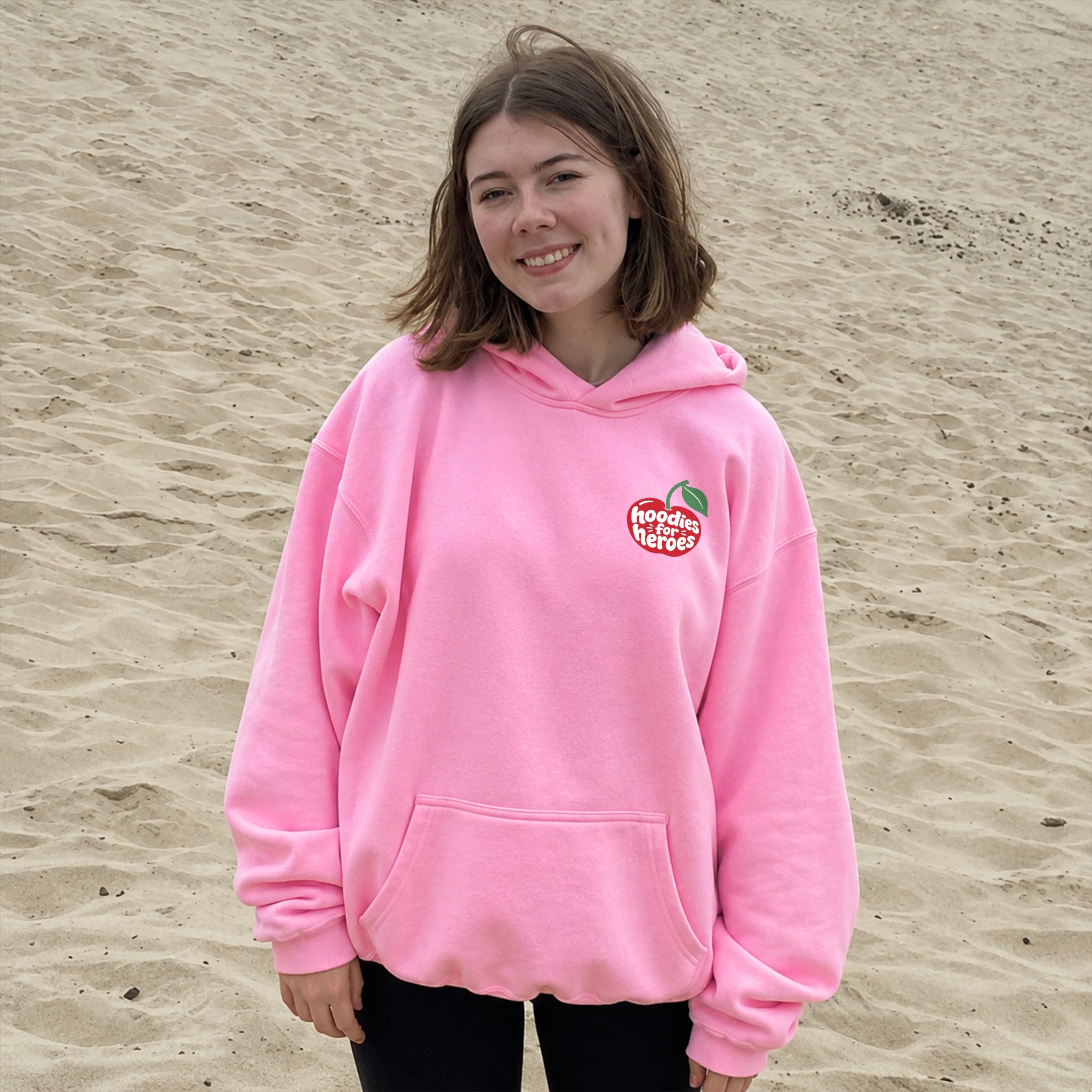 Your Mind Matters Cherry Hoodie - Bubblegum front