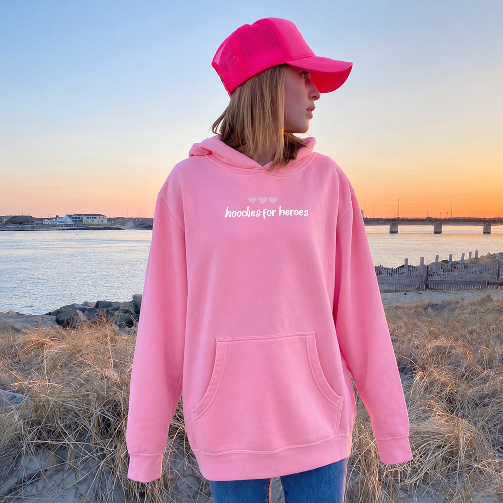 Be Proud Hoodie - Bubblegum front