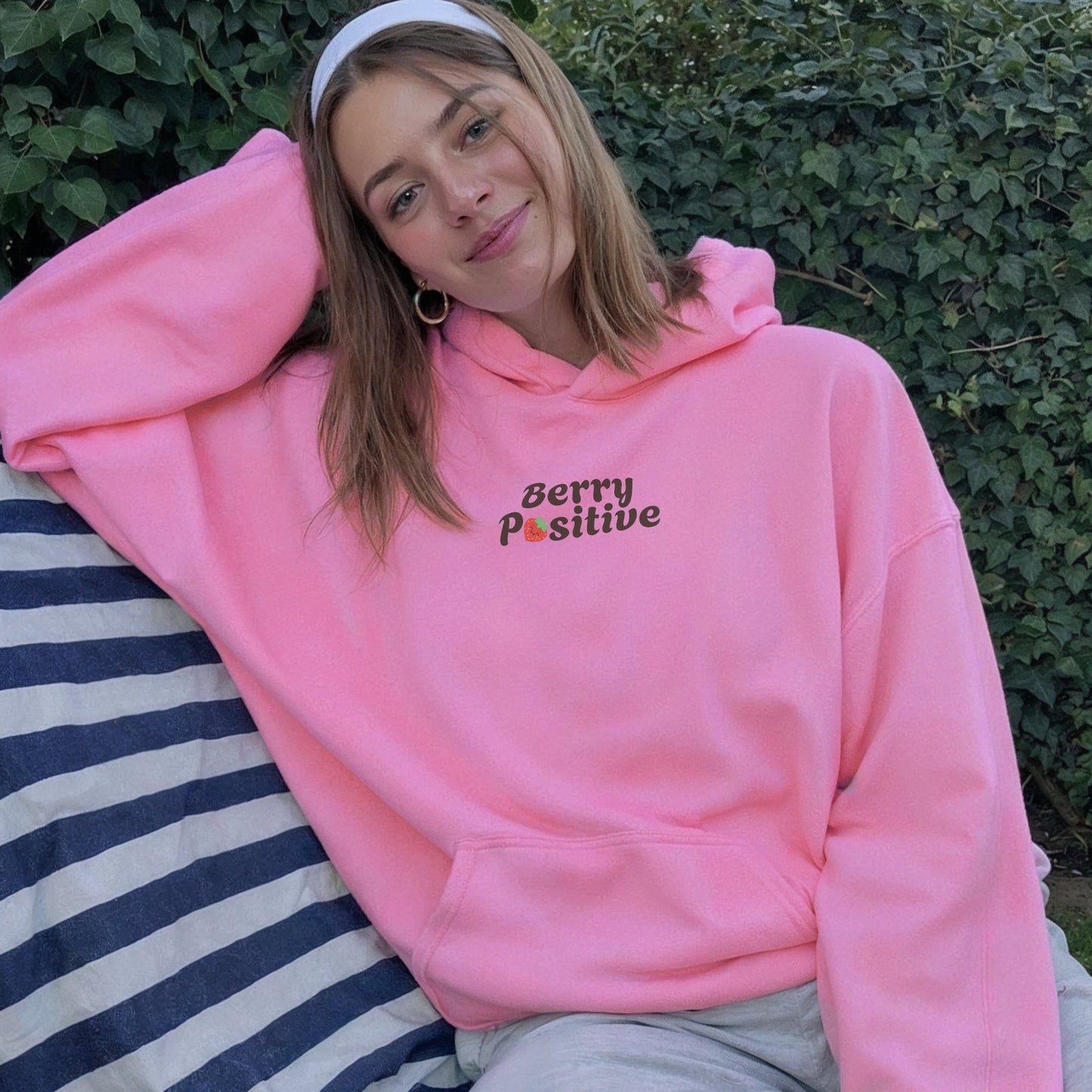 Berry Positive Hoodie