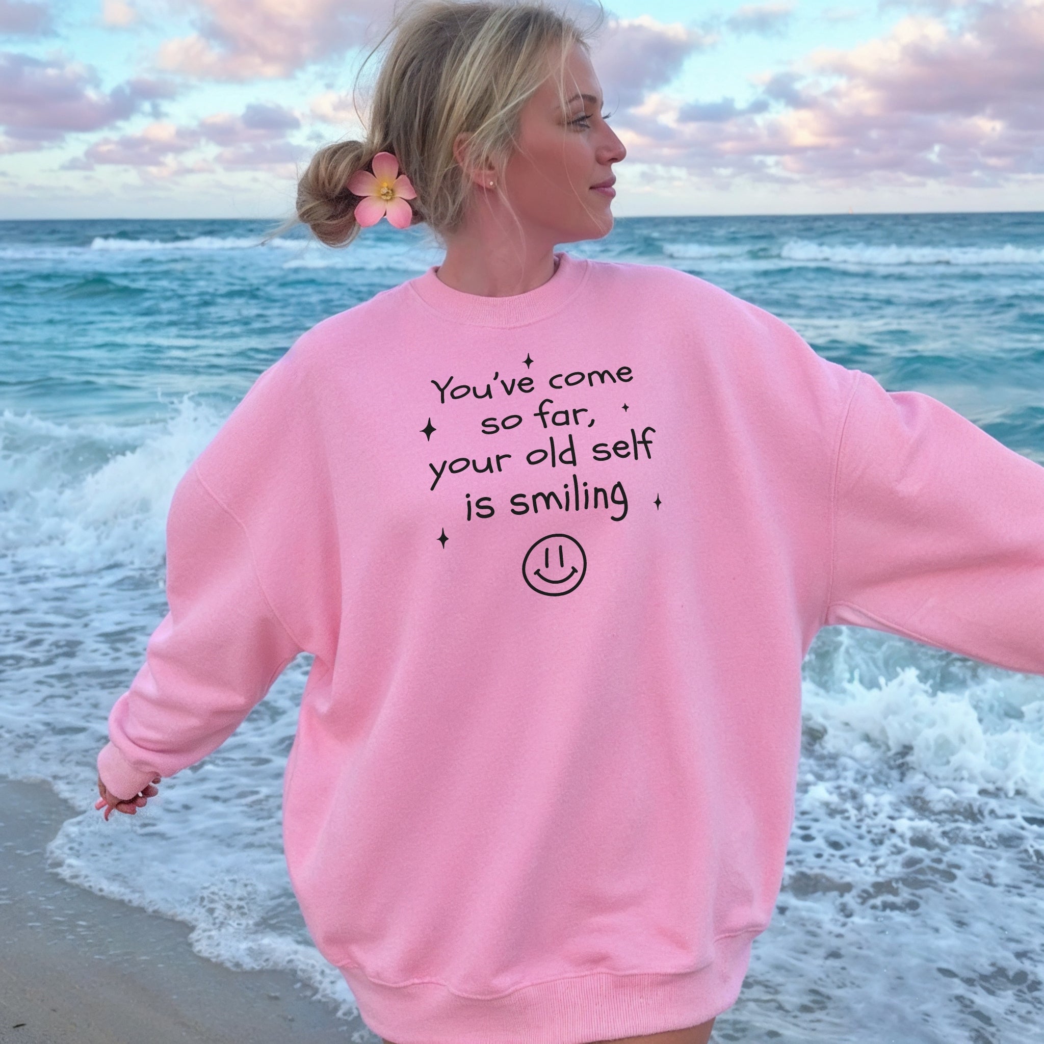 Old Self Smiling Sweater