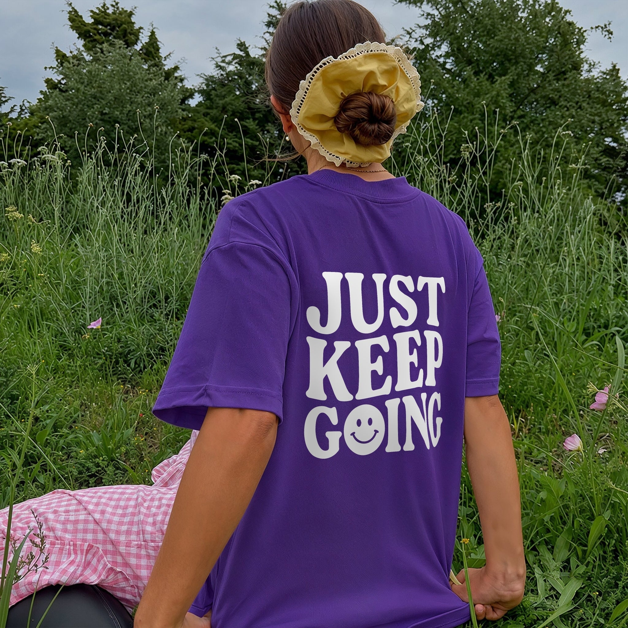Keep Going Tee - Lilac Back