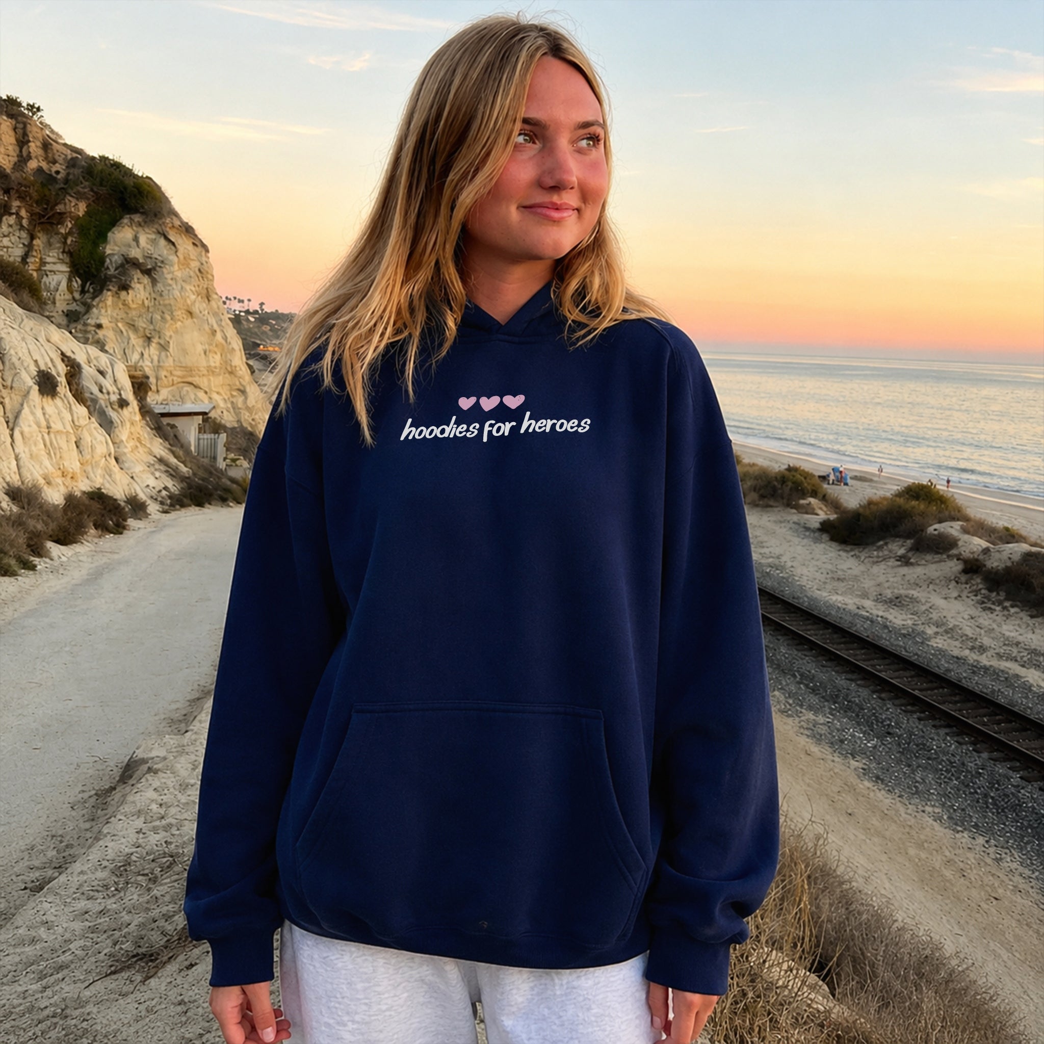 Be Proud Hoodie - Royal Blue front