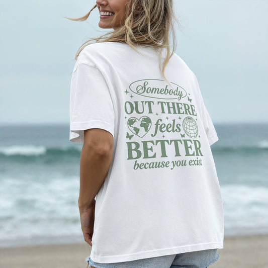 Somebody Needs You Tee - White Back