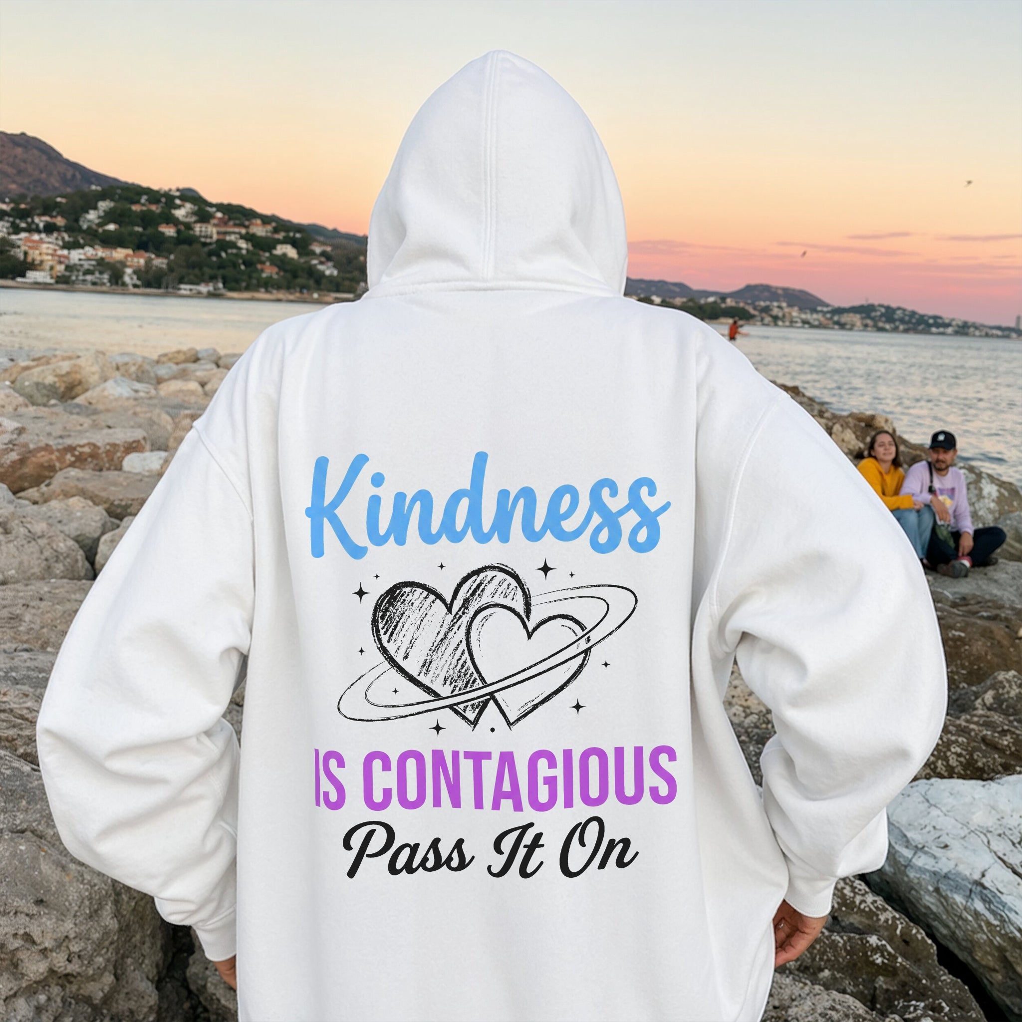 Pass It On Hoodie - White Back